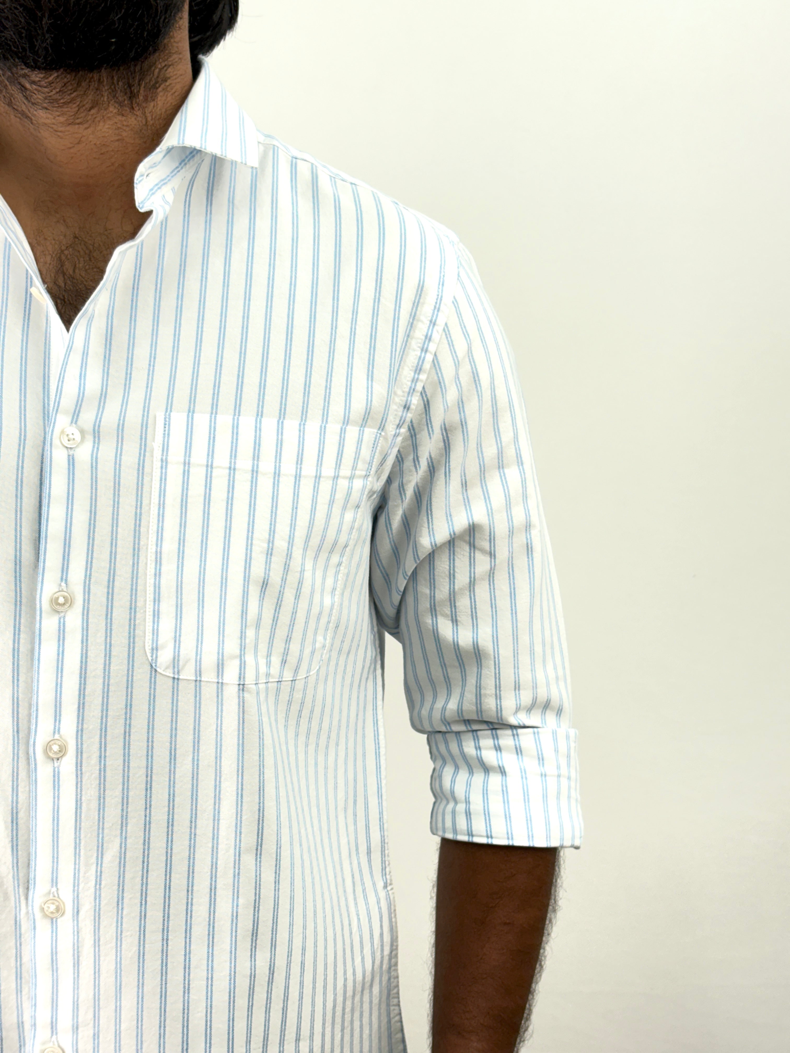 Light Blue Stripe Shirt