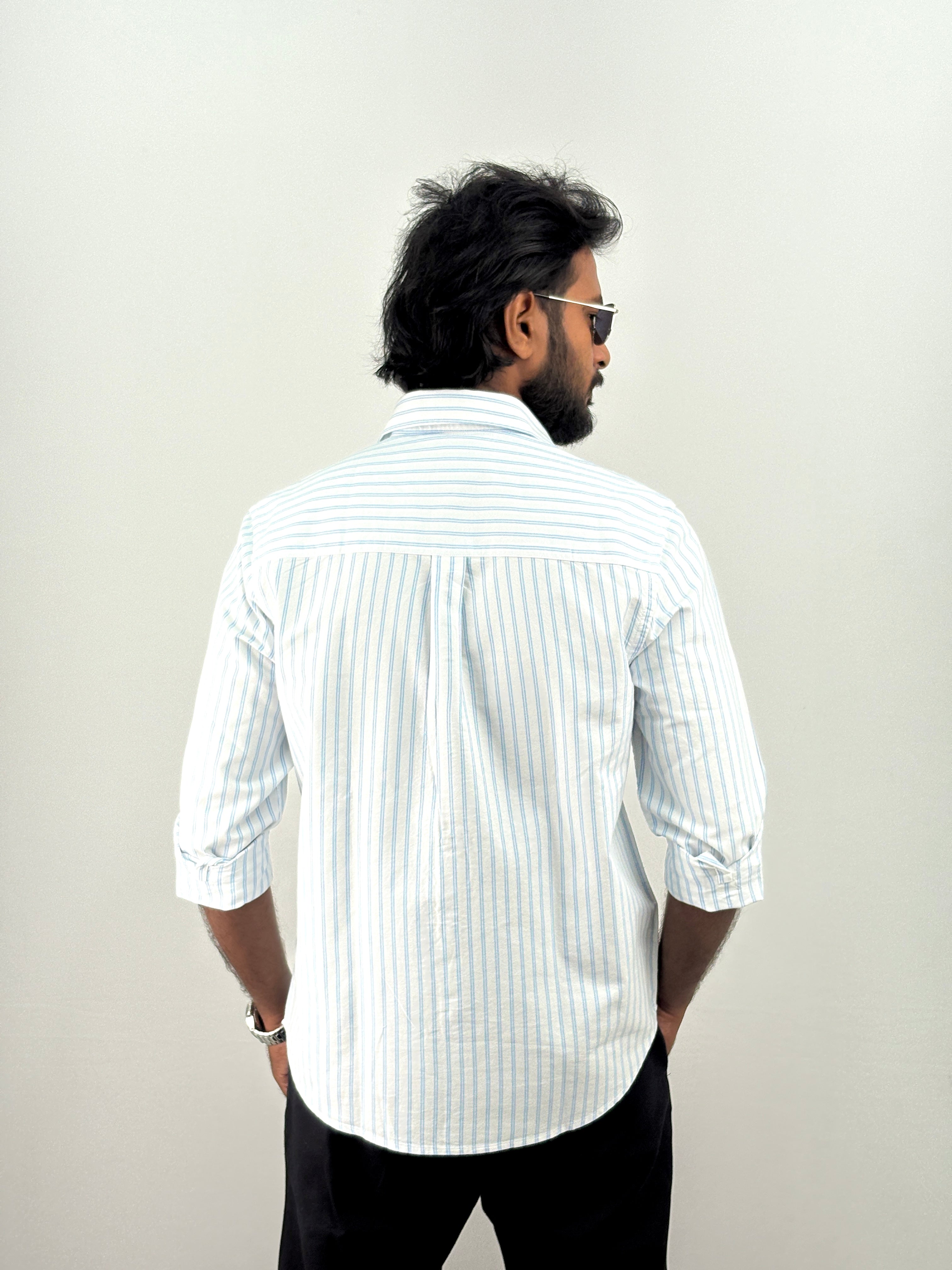 Light Blue Stripe Shirt