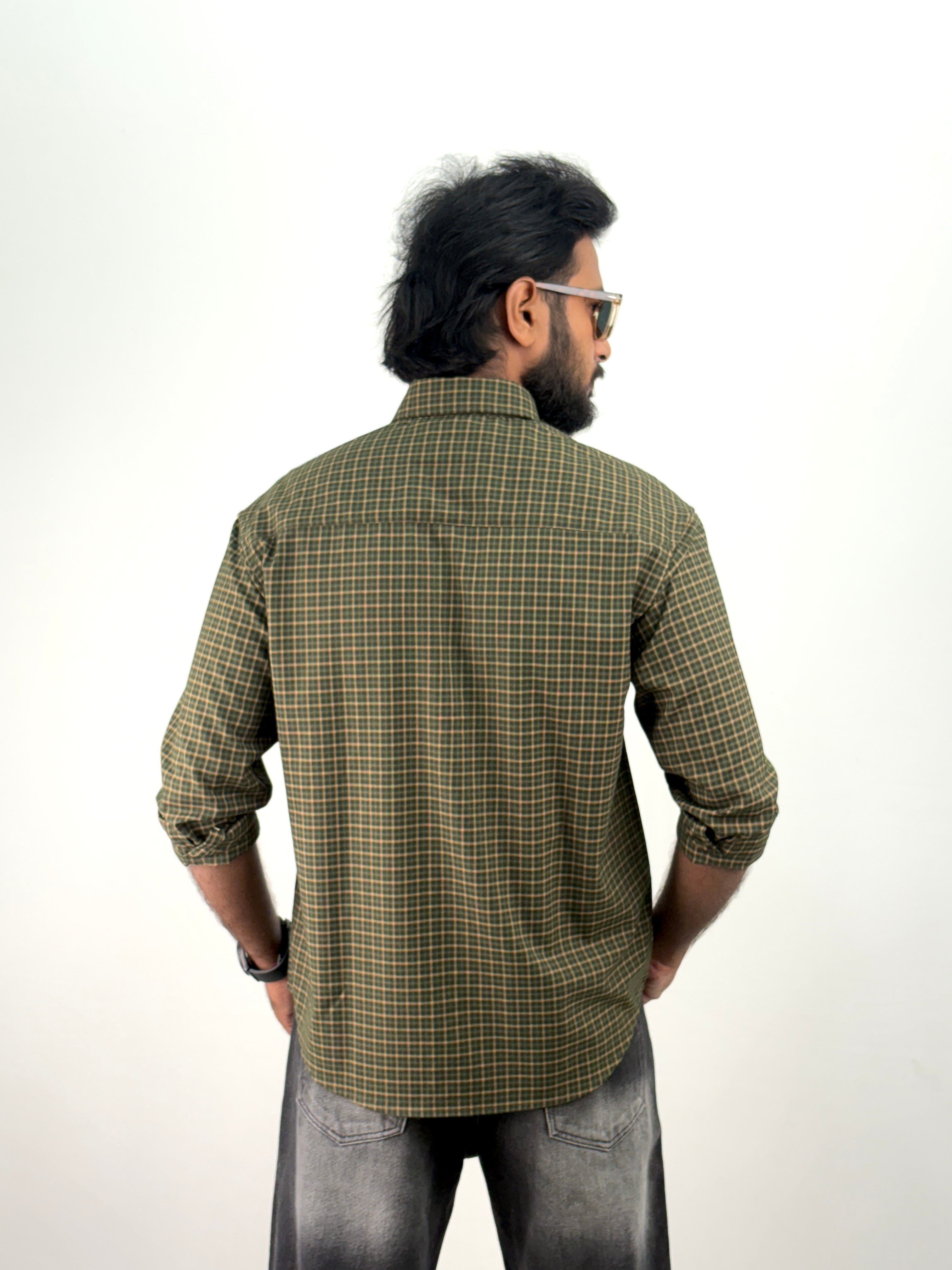 Green Flannel Shirt