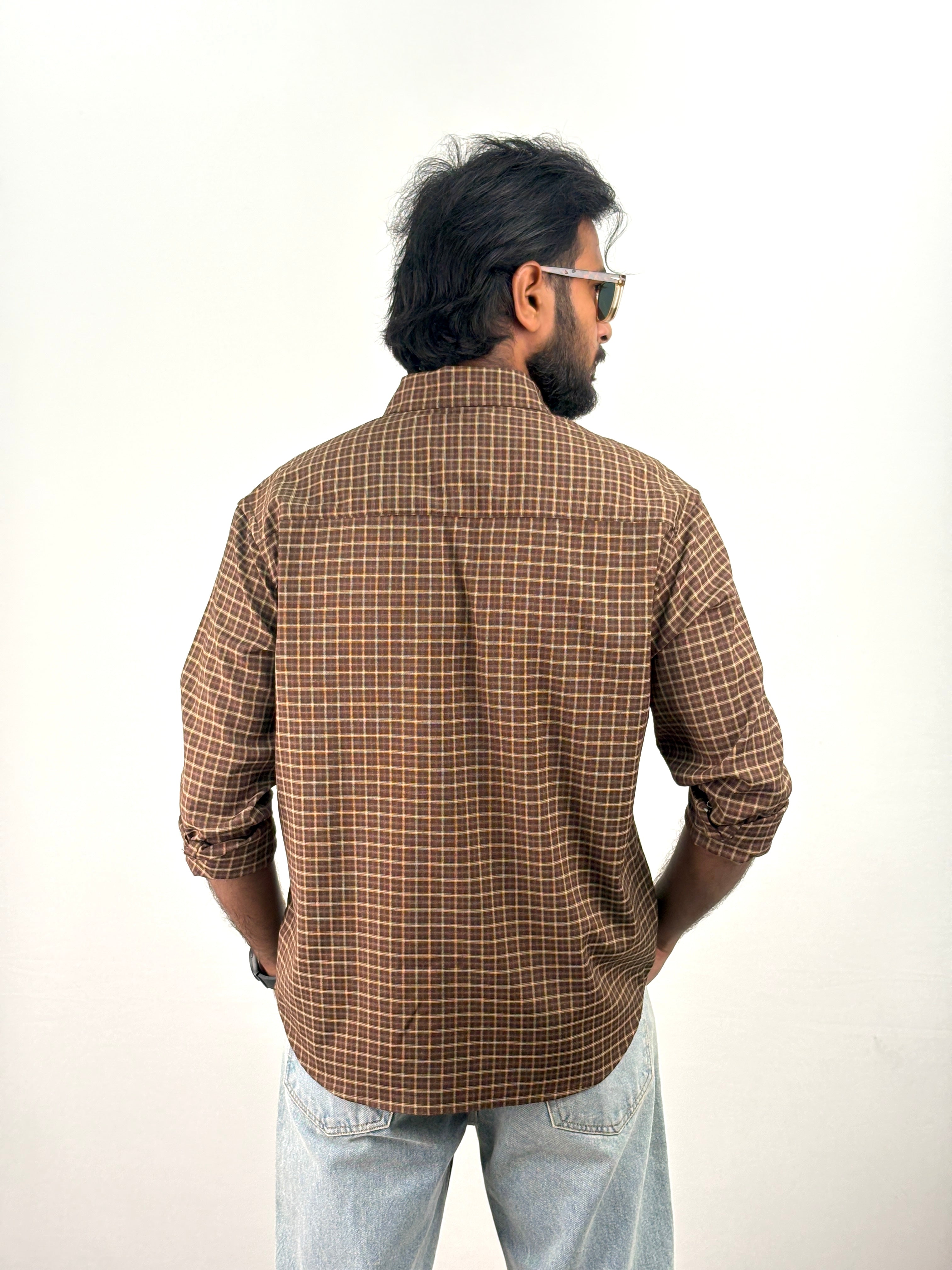 Brown Flannel Shirt