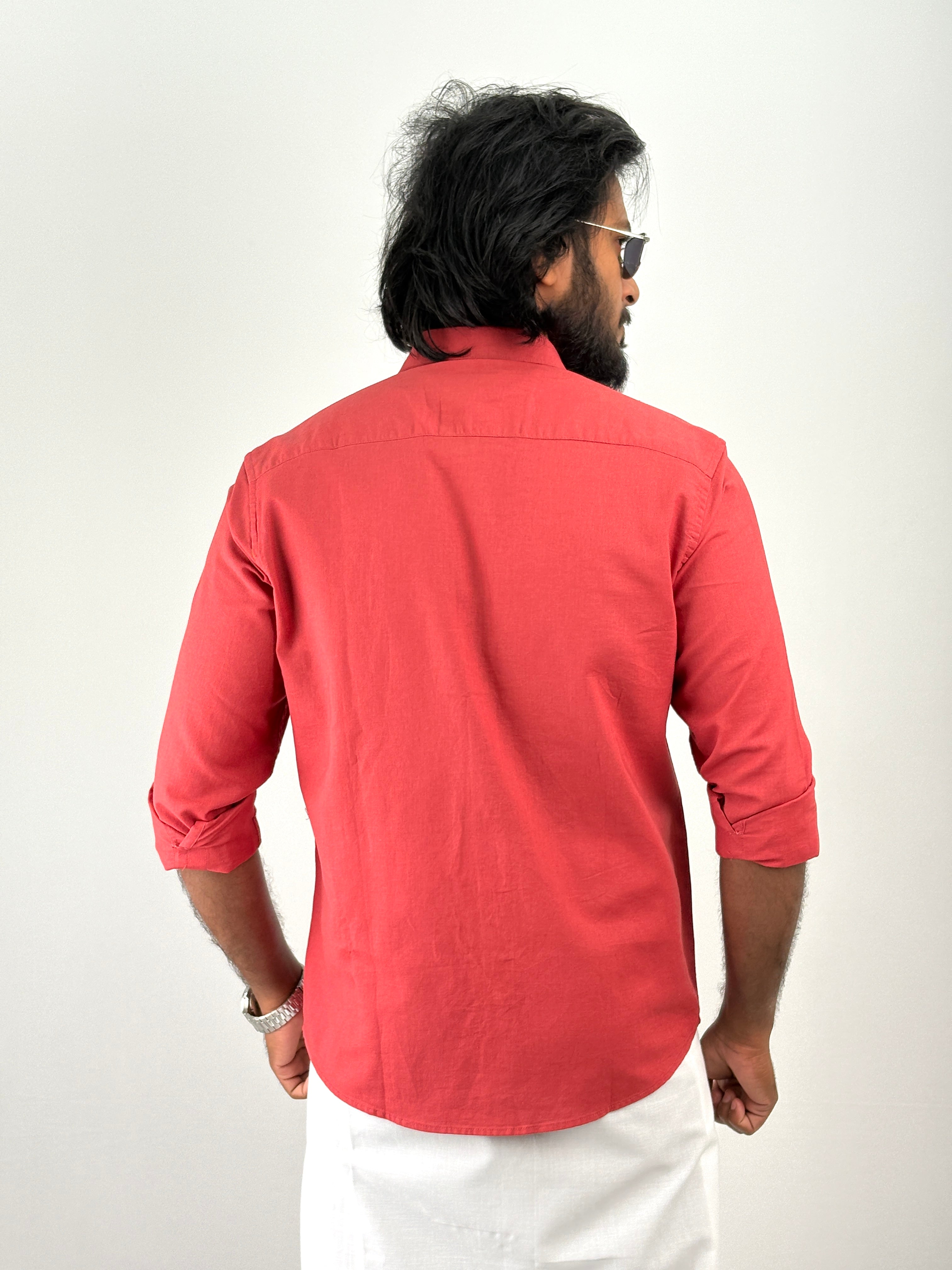 Cherry Linen Shirt 1