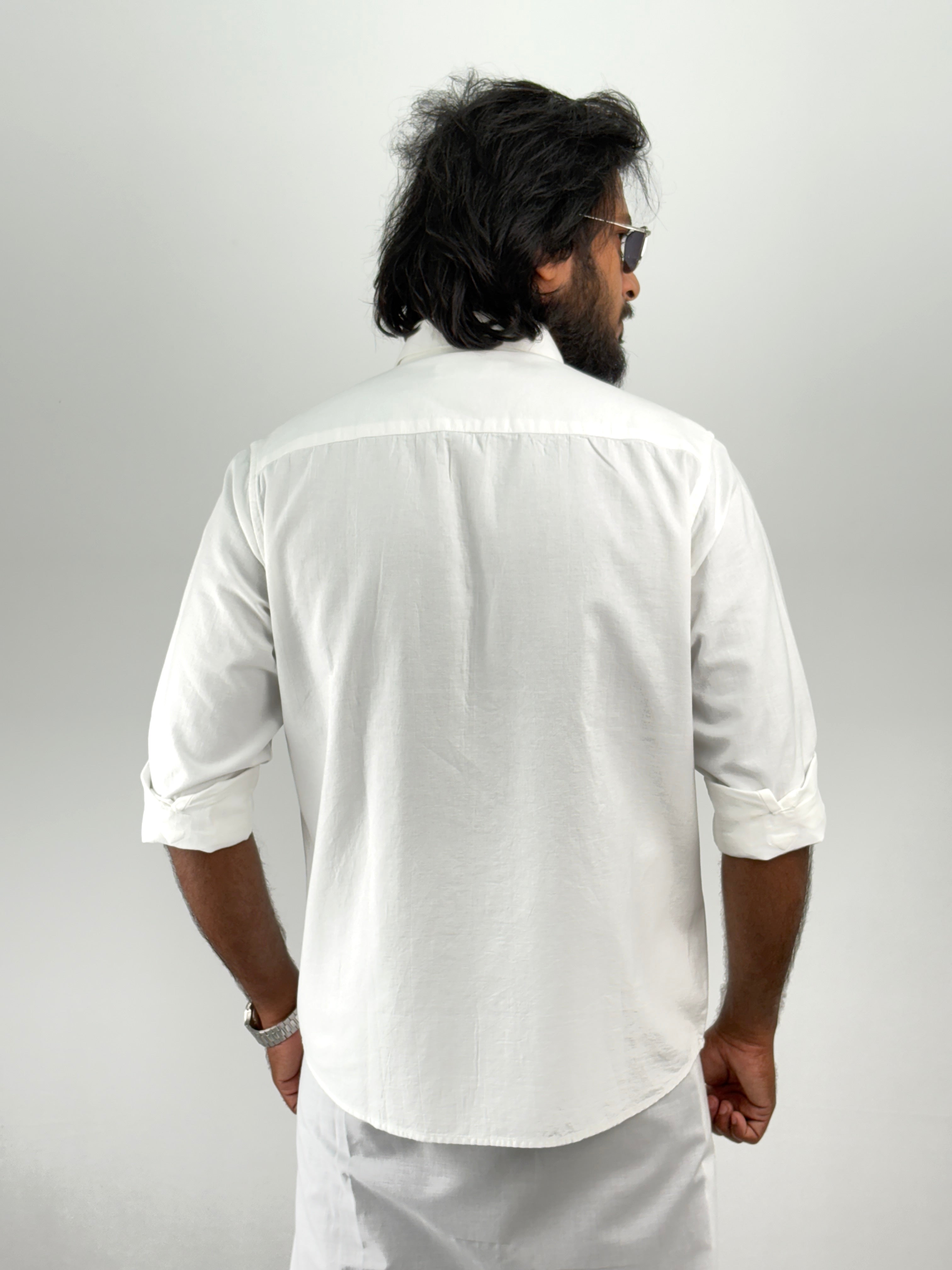 White Linen Shirt 1