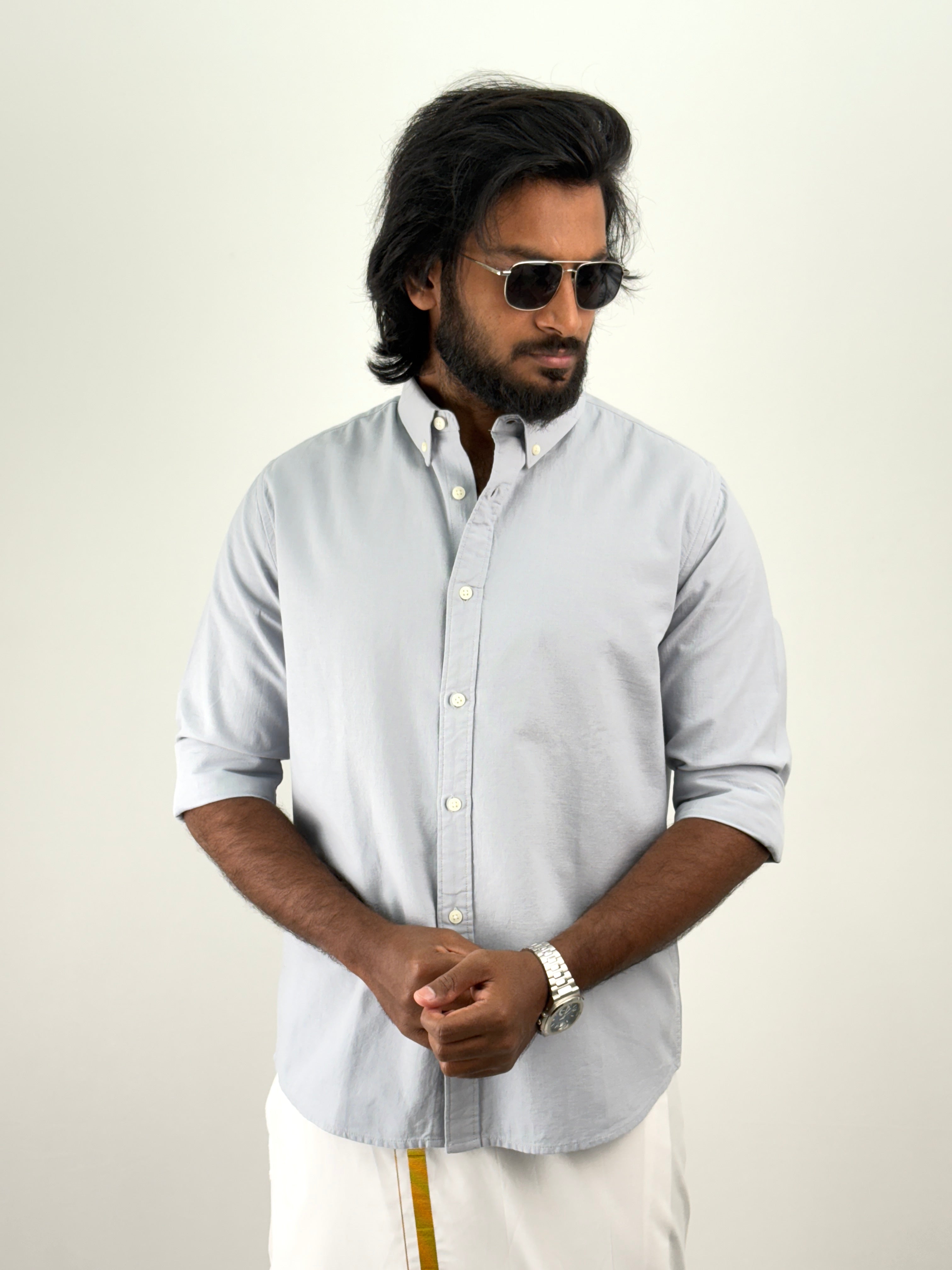 Light Blue Linen Shirt 1