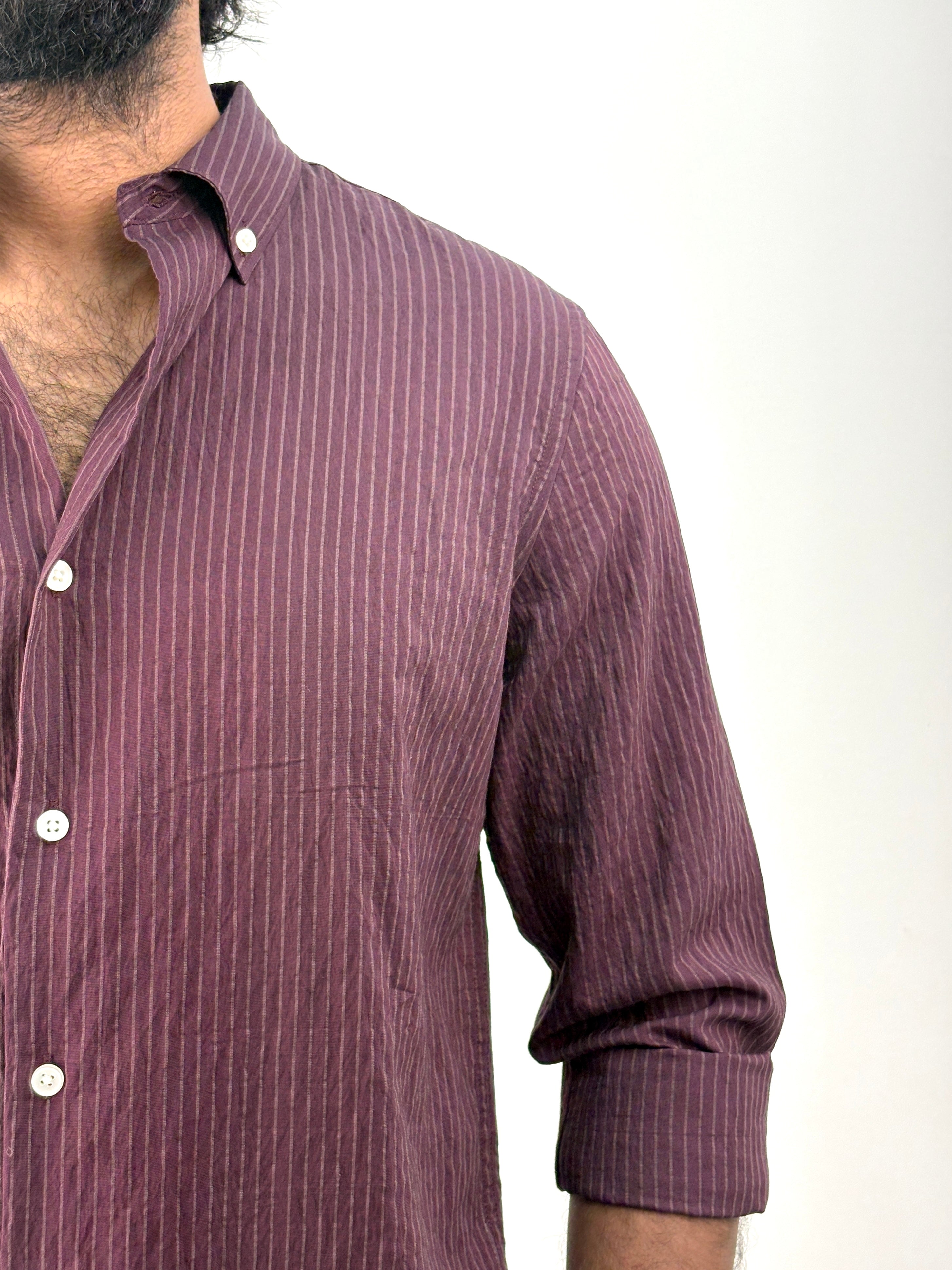 Wine IMP Stripe Shirt