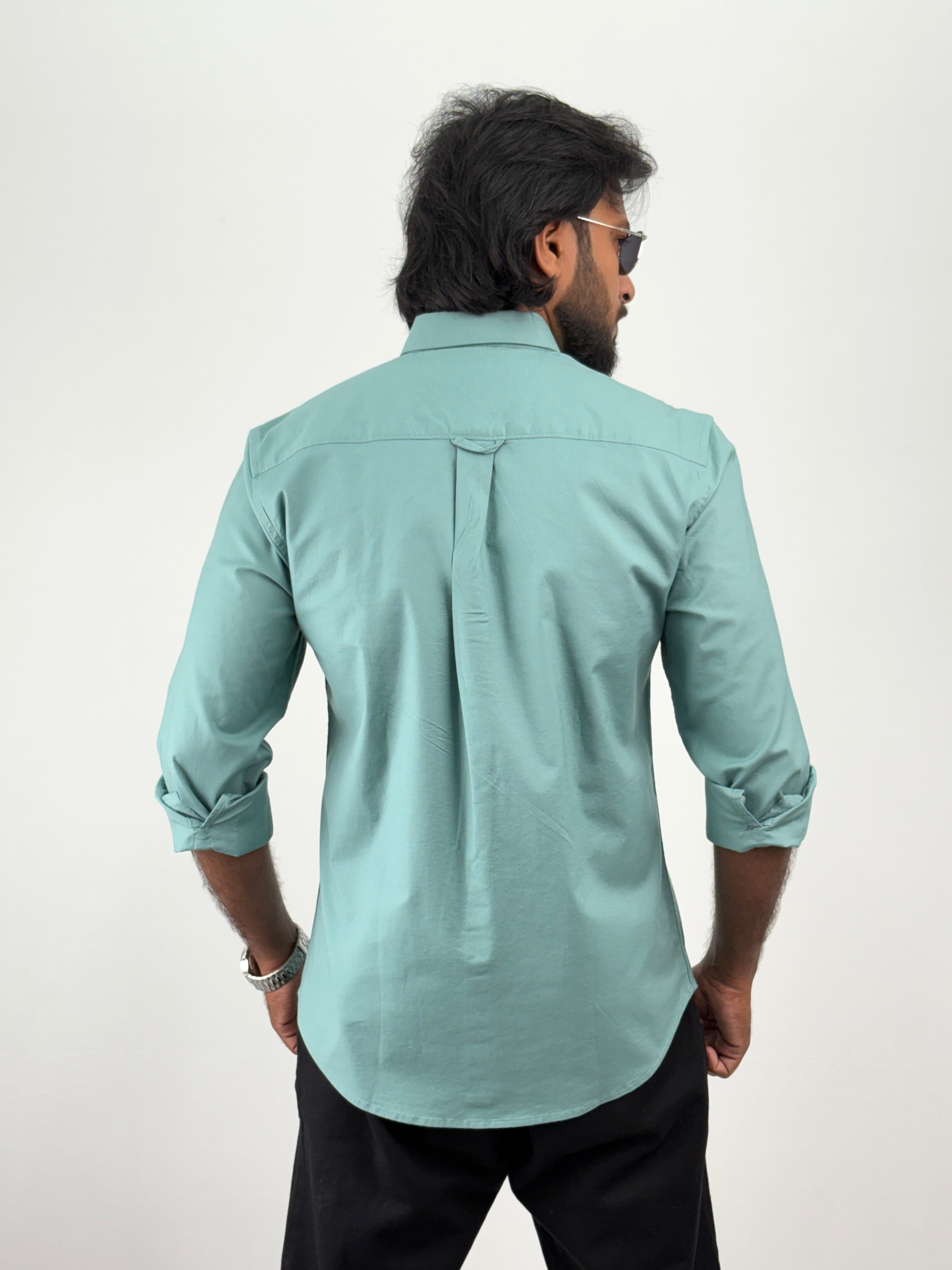 Aqua Plain Shirt