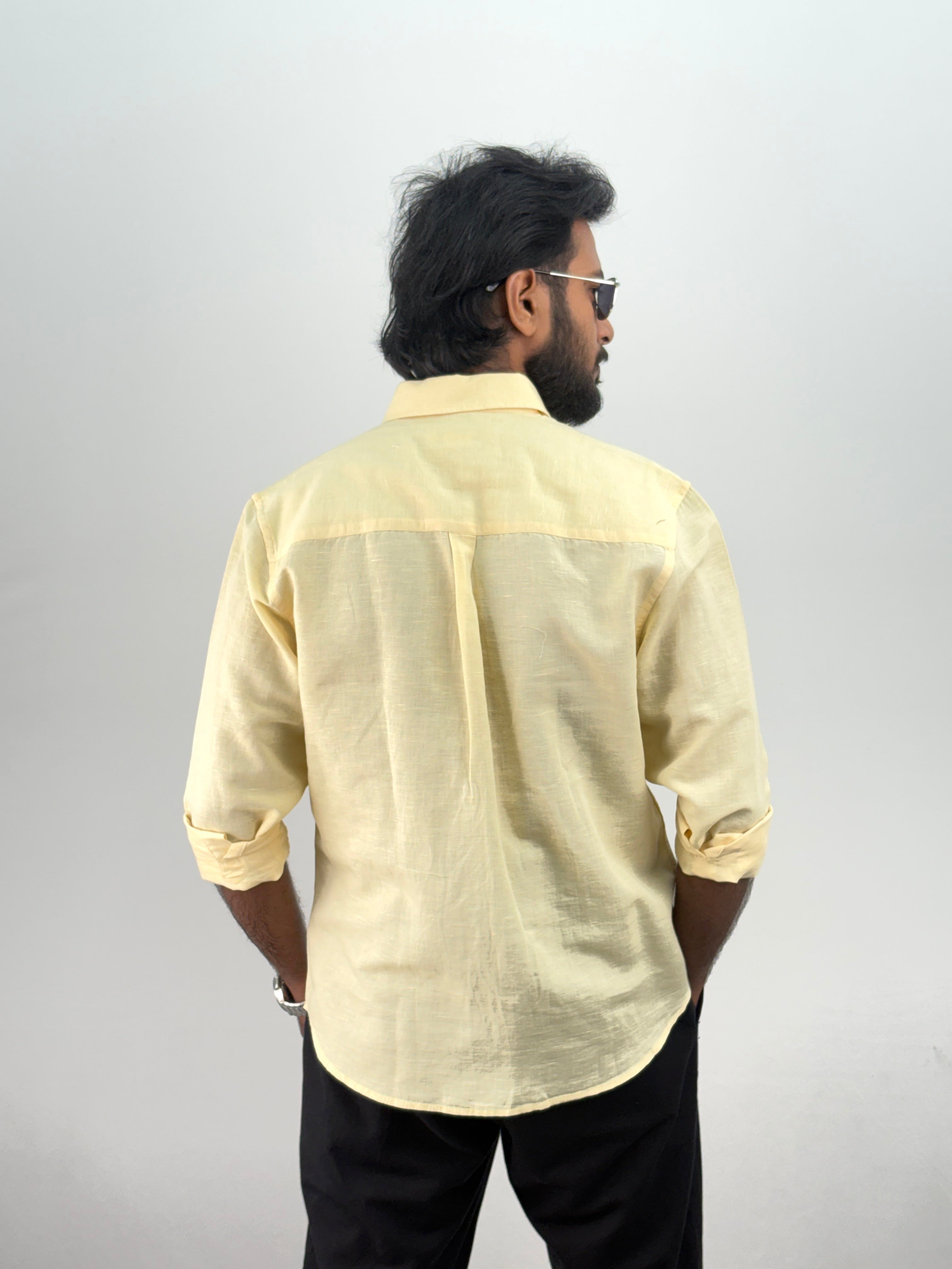 Yellow Linen Shirt