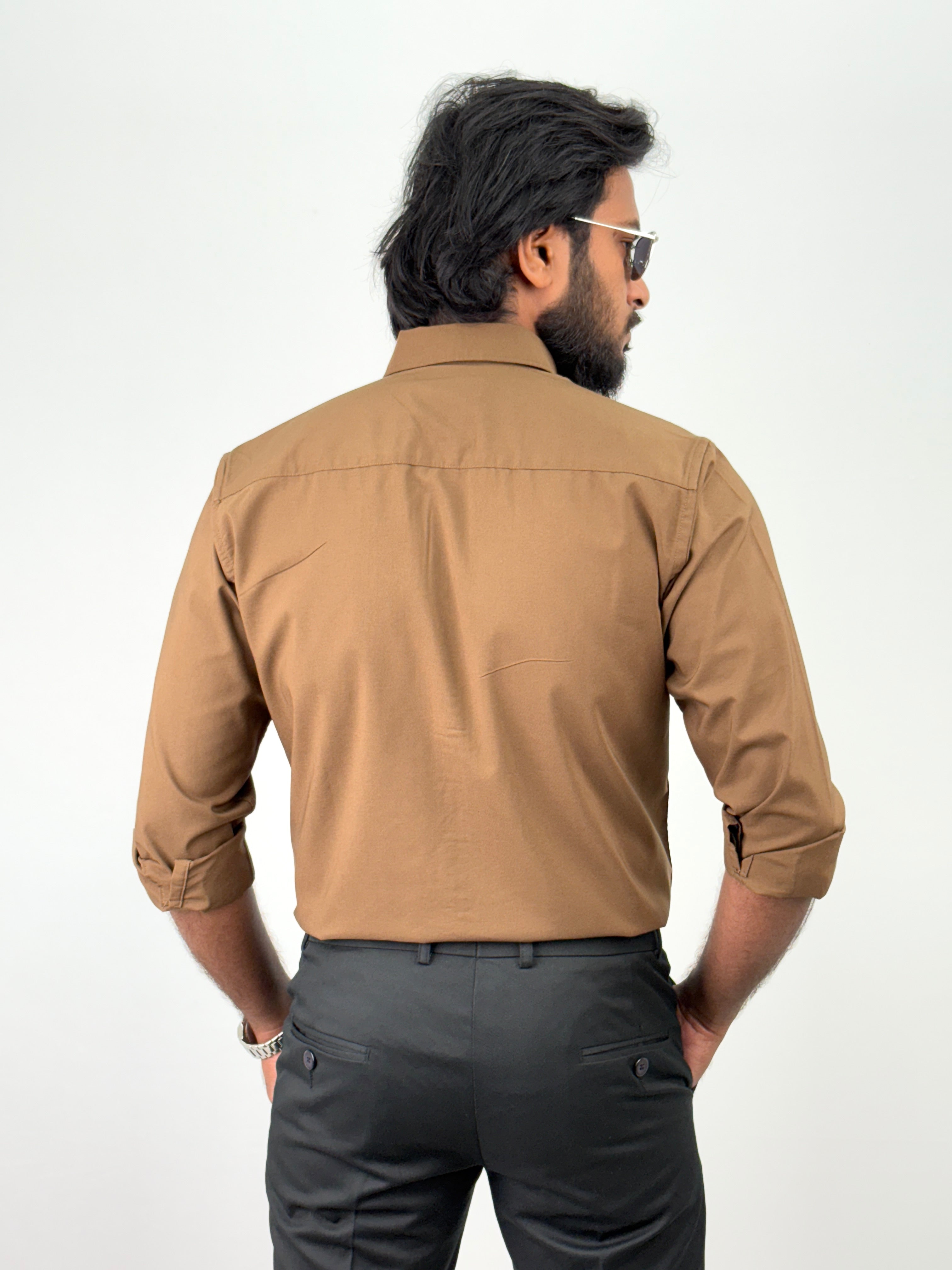 Light Brown Formal Shirt