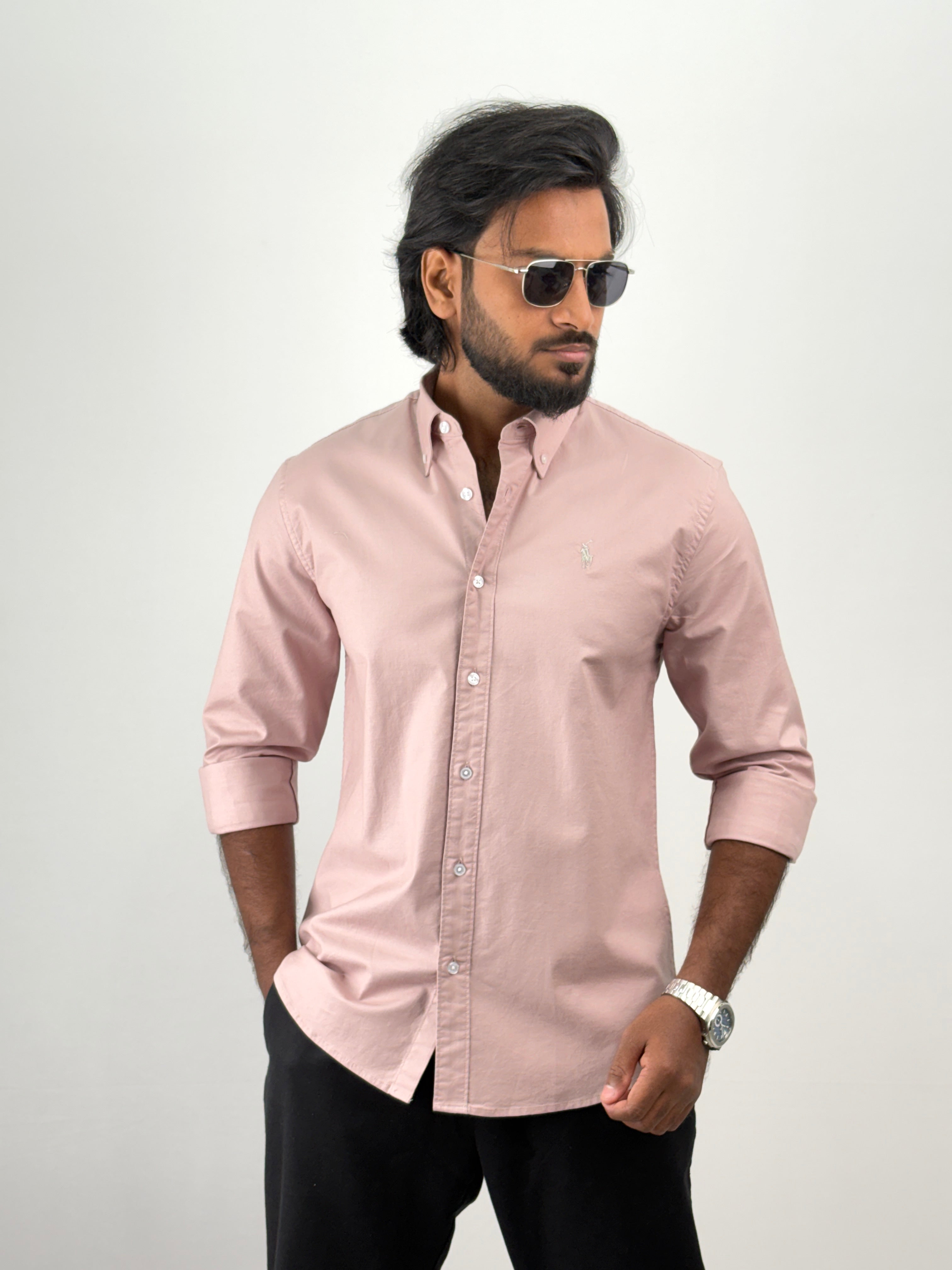 Peach Plain Shirt