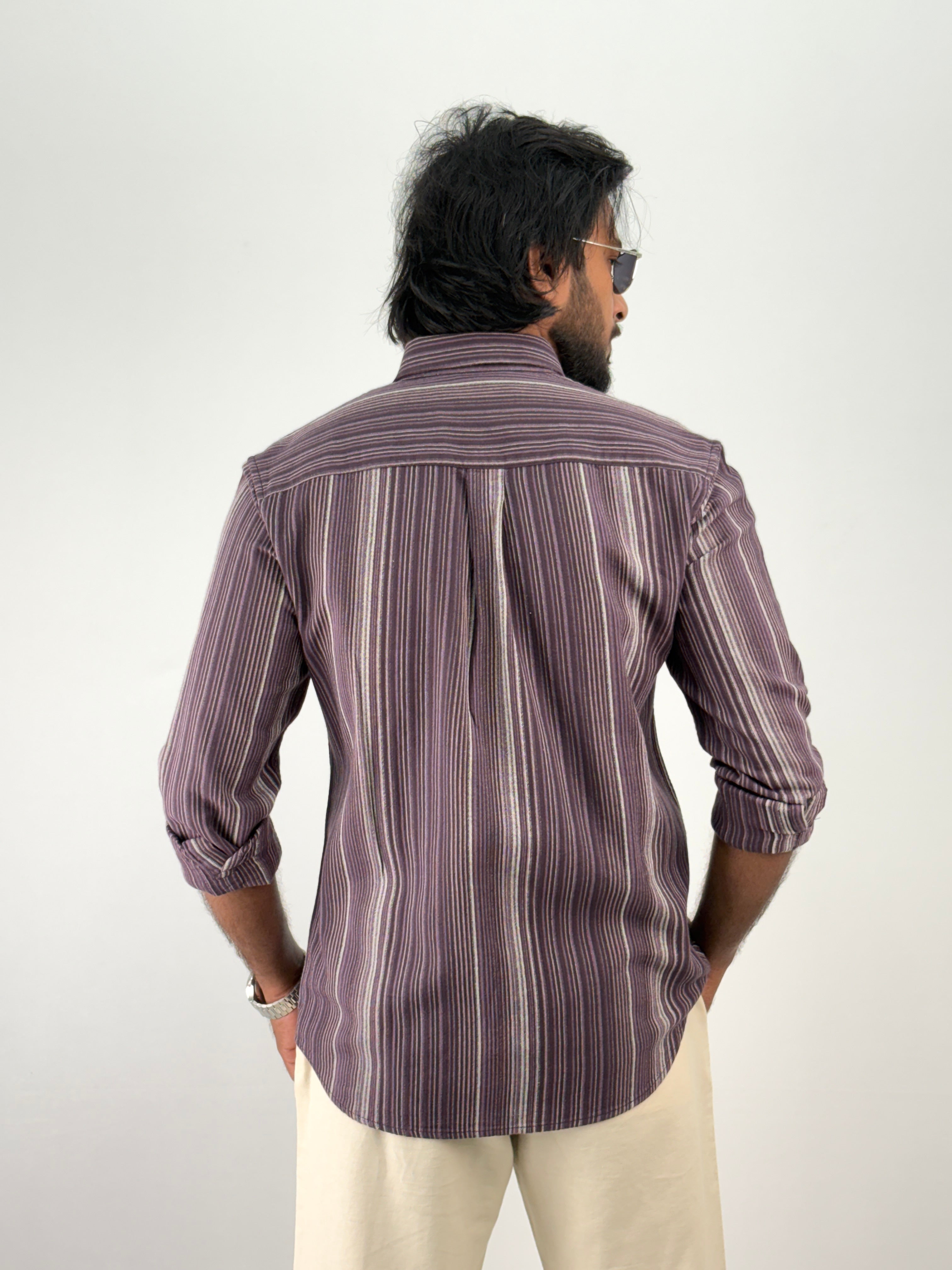 Lavender Stripe Shirt