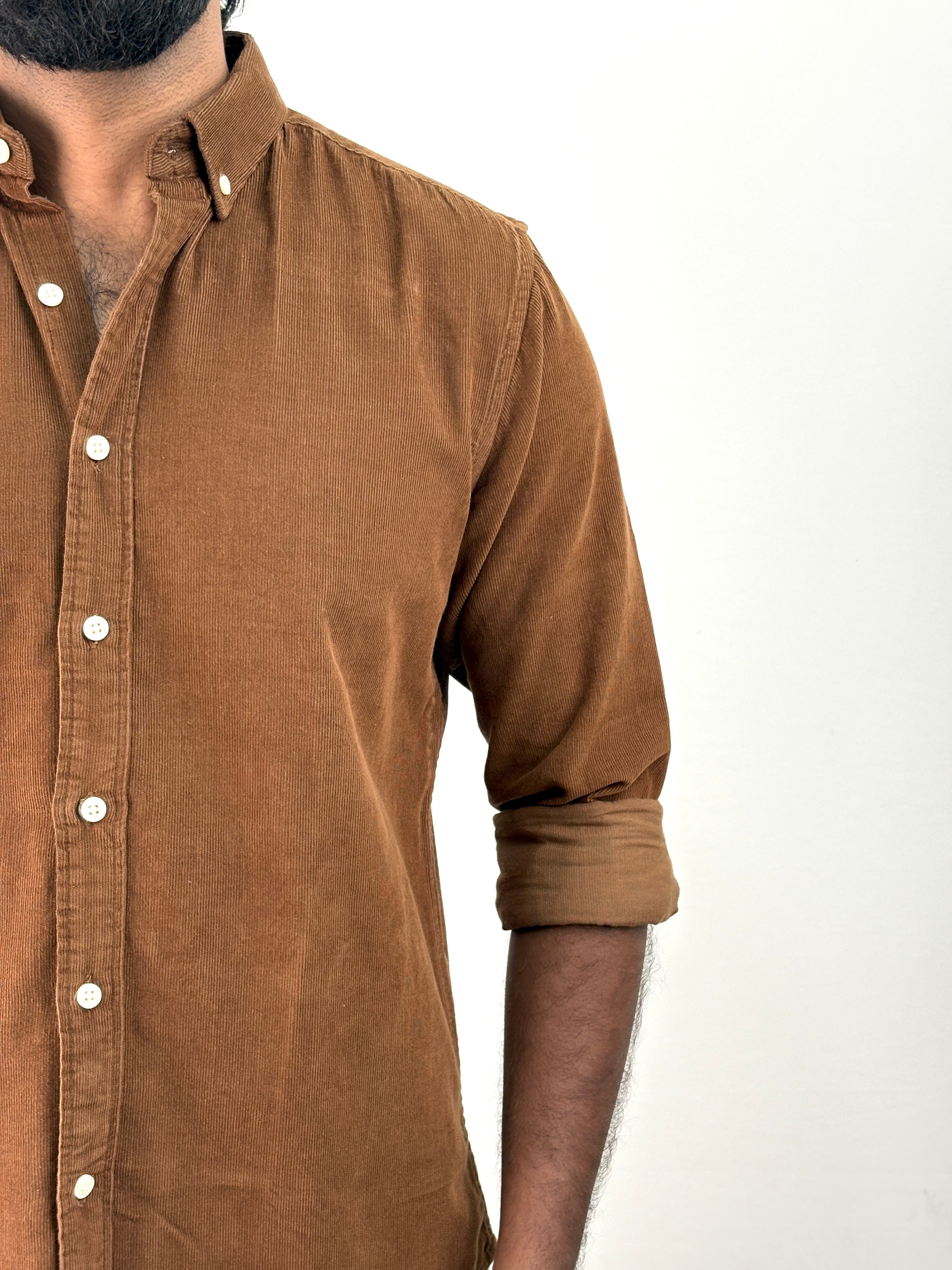 Brown Corduroy Shirt
