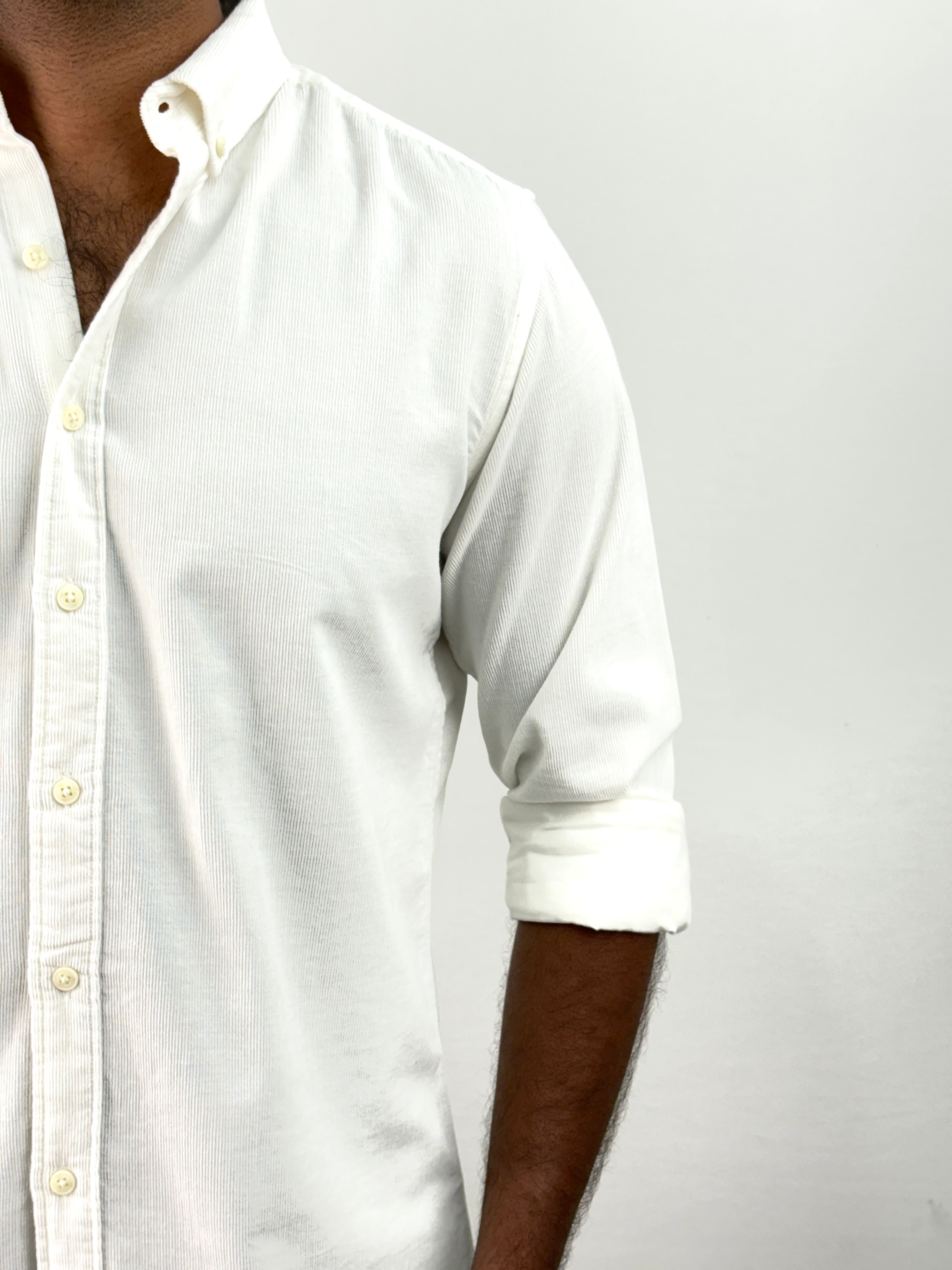 White Corduroy Shirt