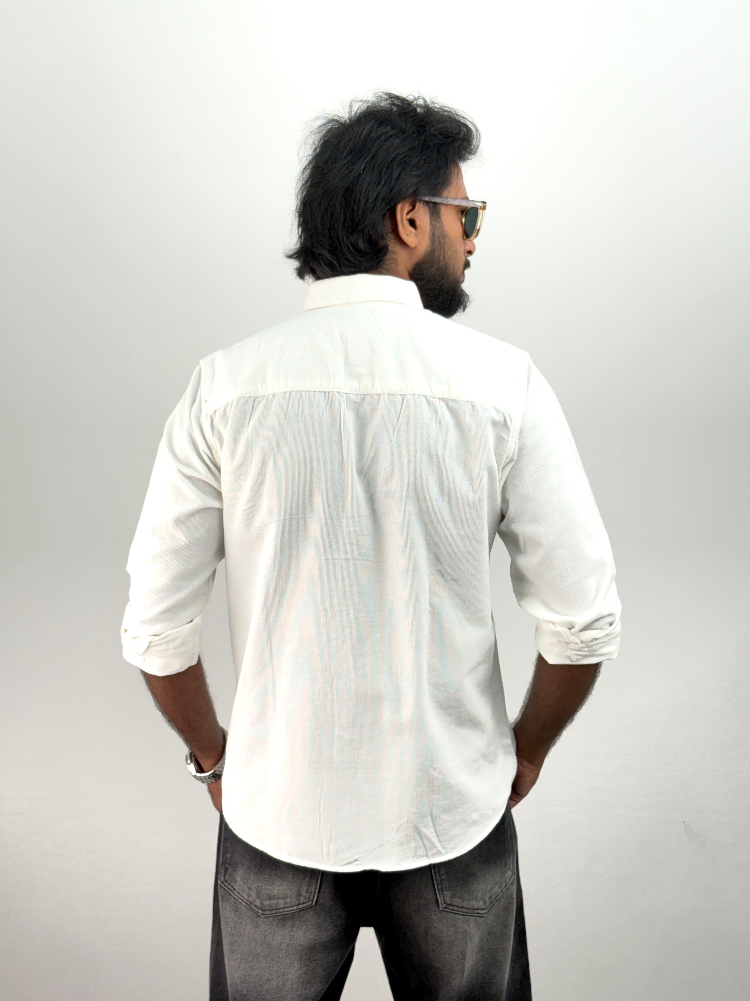 White Corduroy Shirt