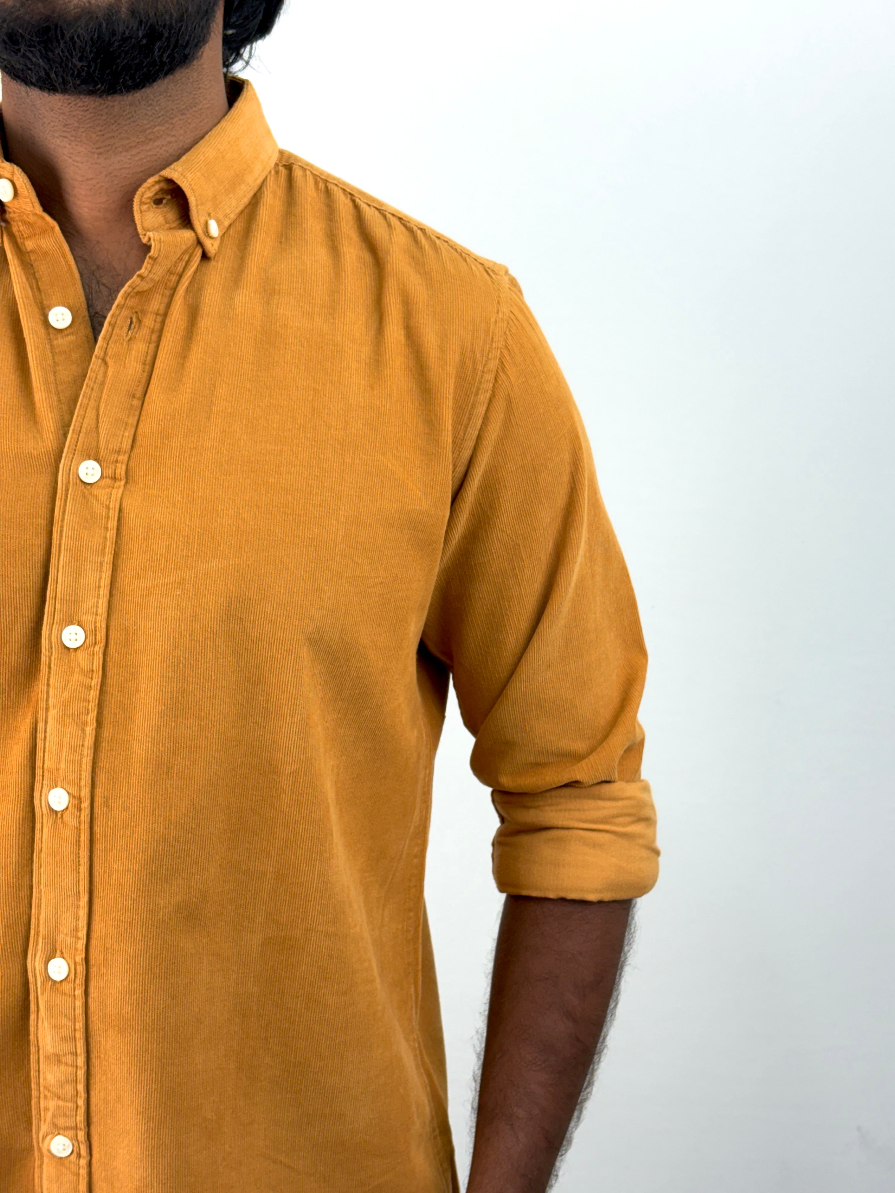 Mustard Corduroy Shirt