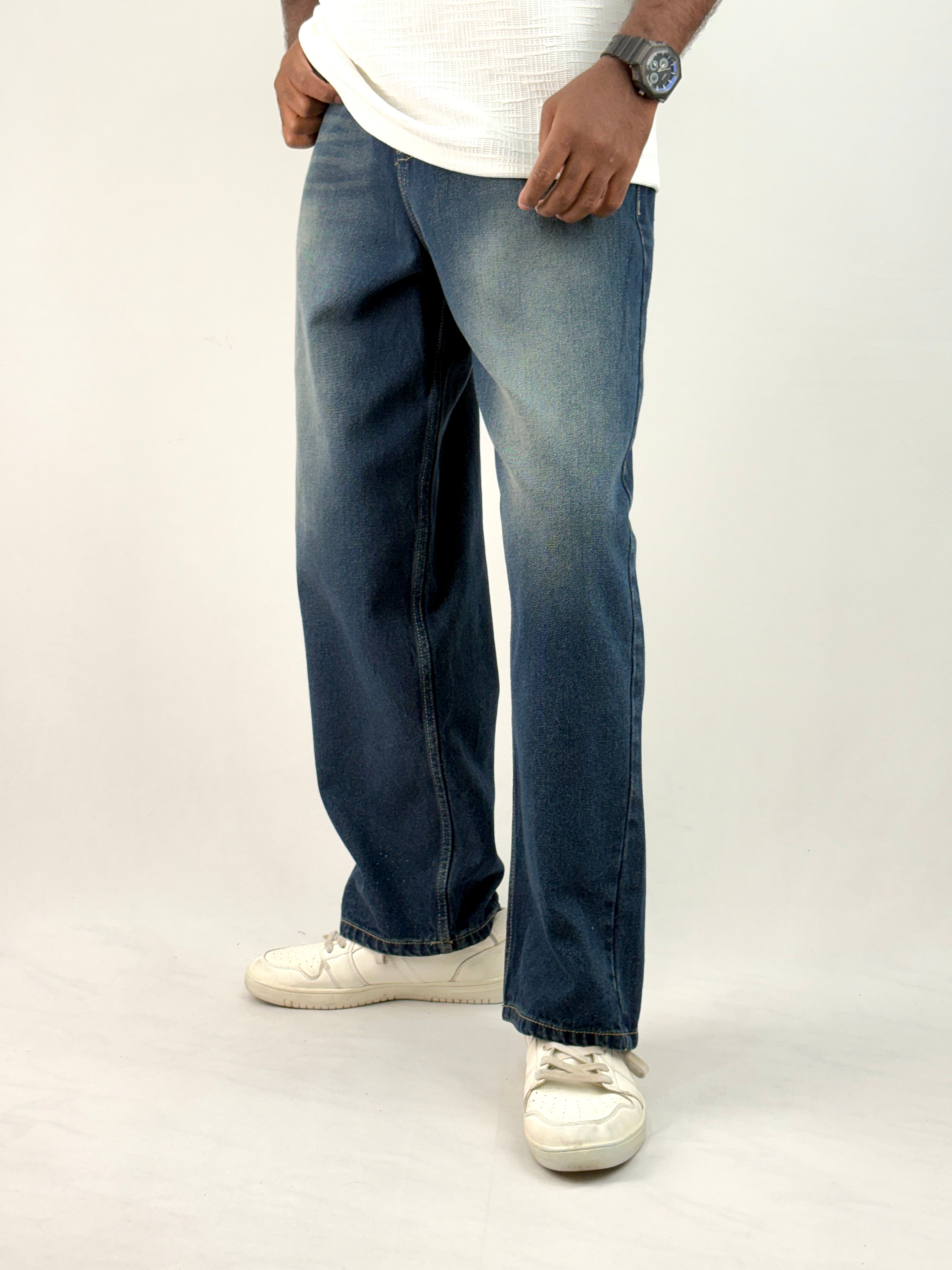 Denim Blue Baggy Jean