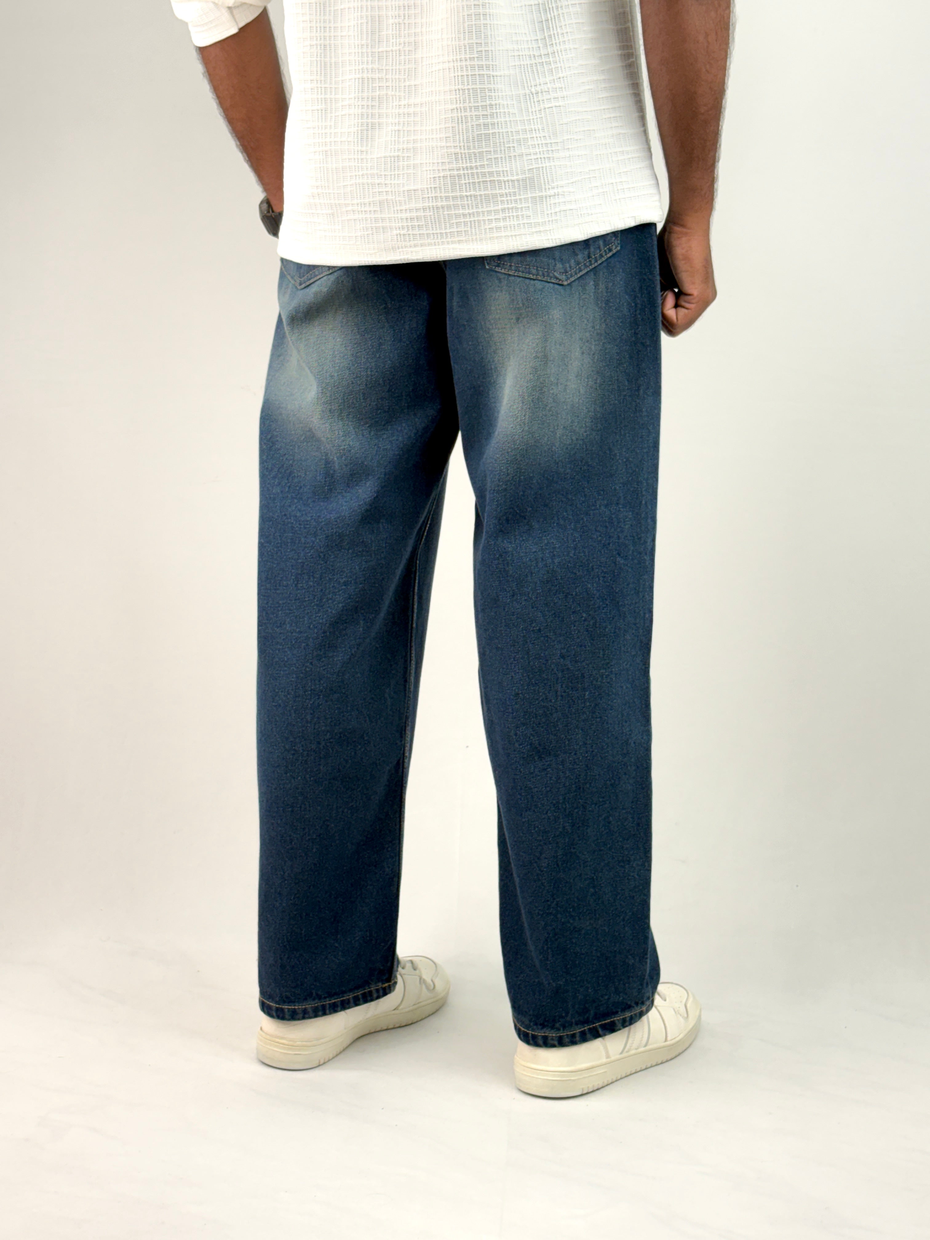 Denim Blue Baggy Jean