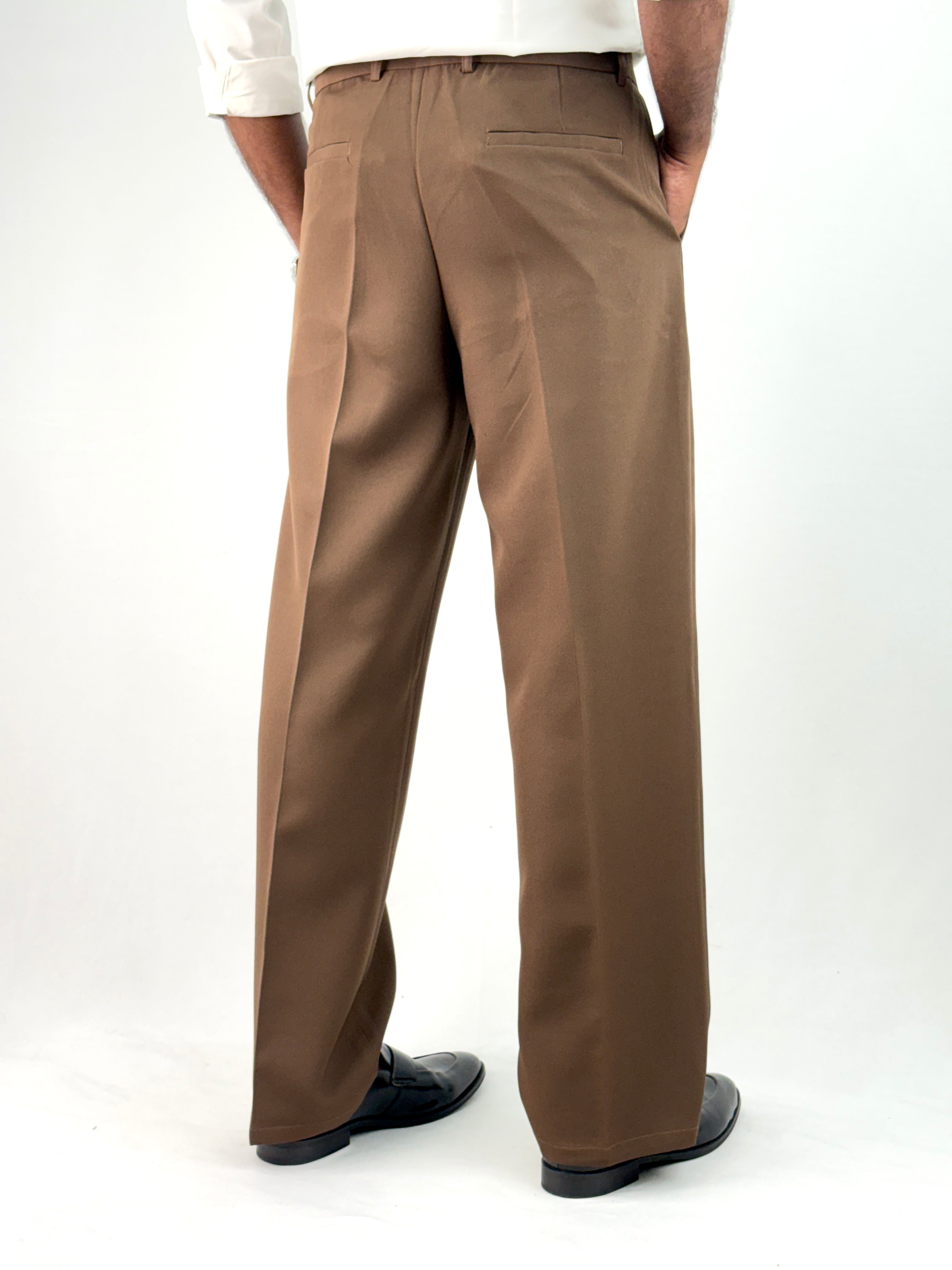 Dark Brown Korean Baggy Pant