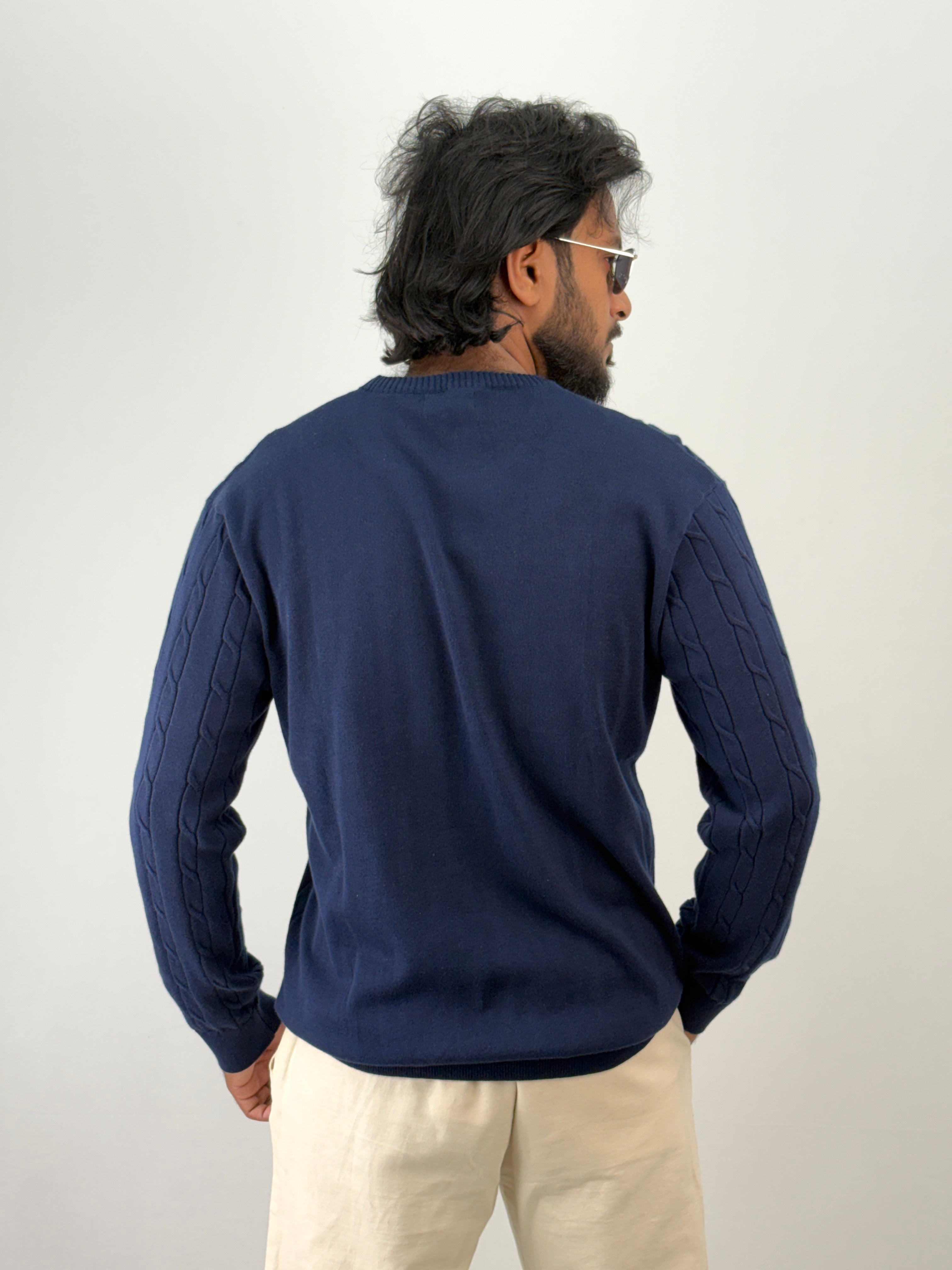 Navy Full Sleeve T-Shirt