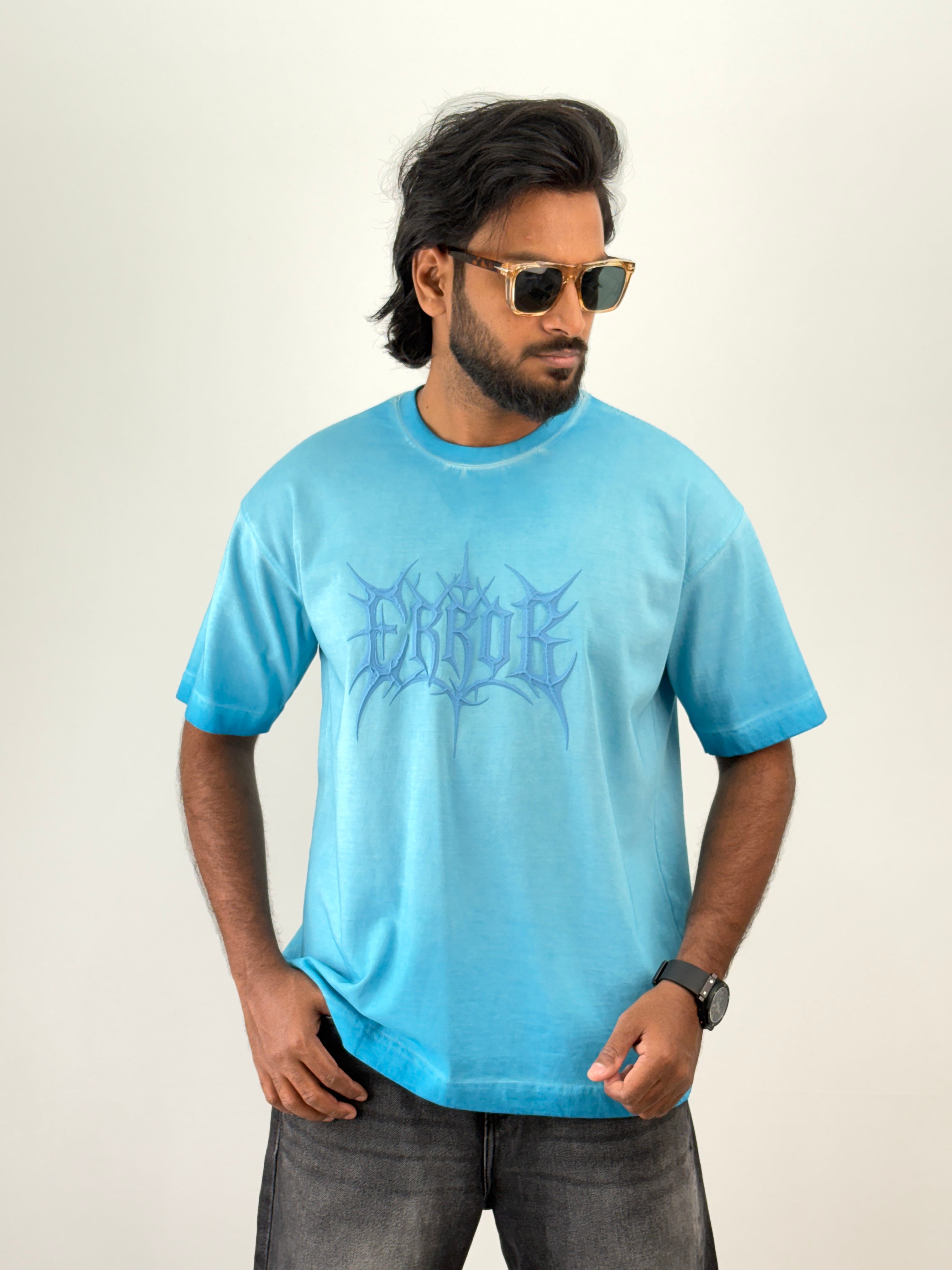 Ice Blue Oversized T-Shirt
