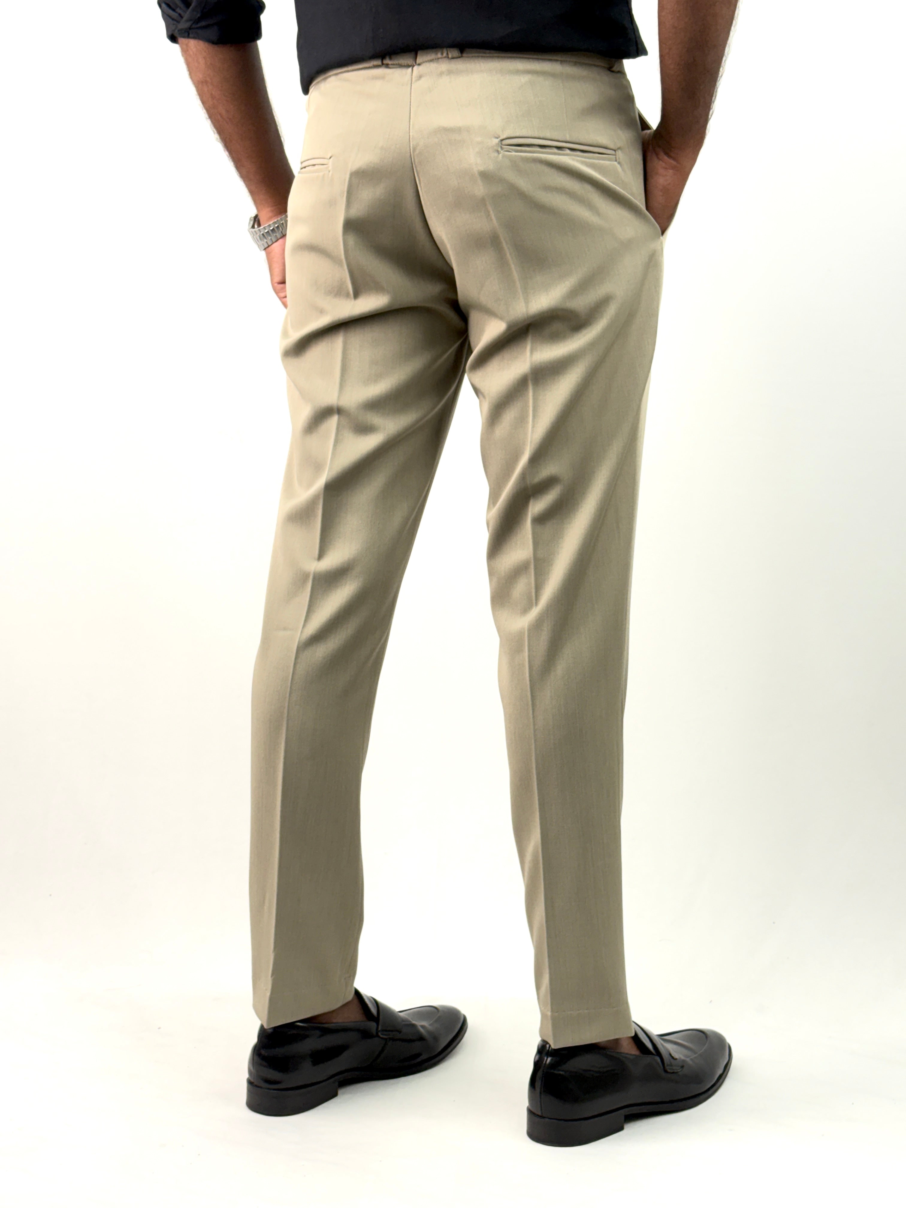 Light Khaki Formal Pant 3