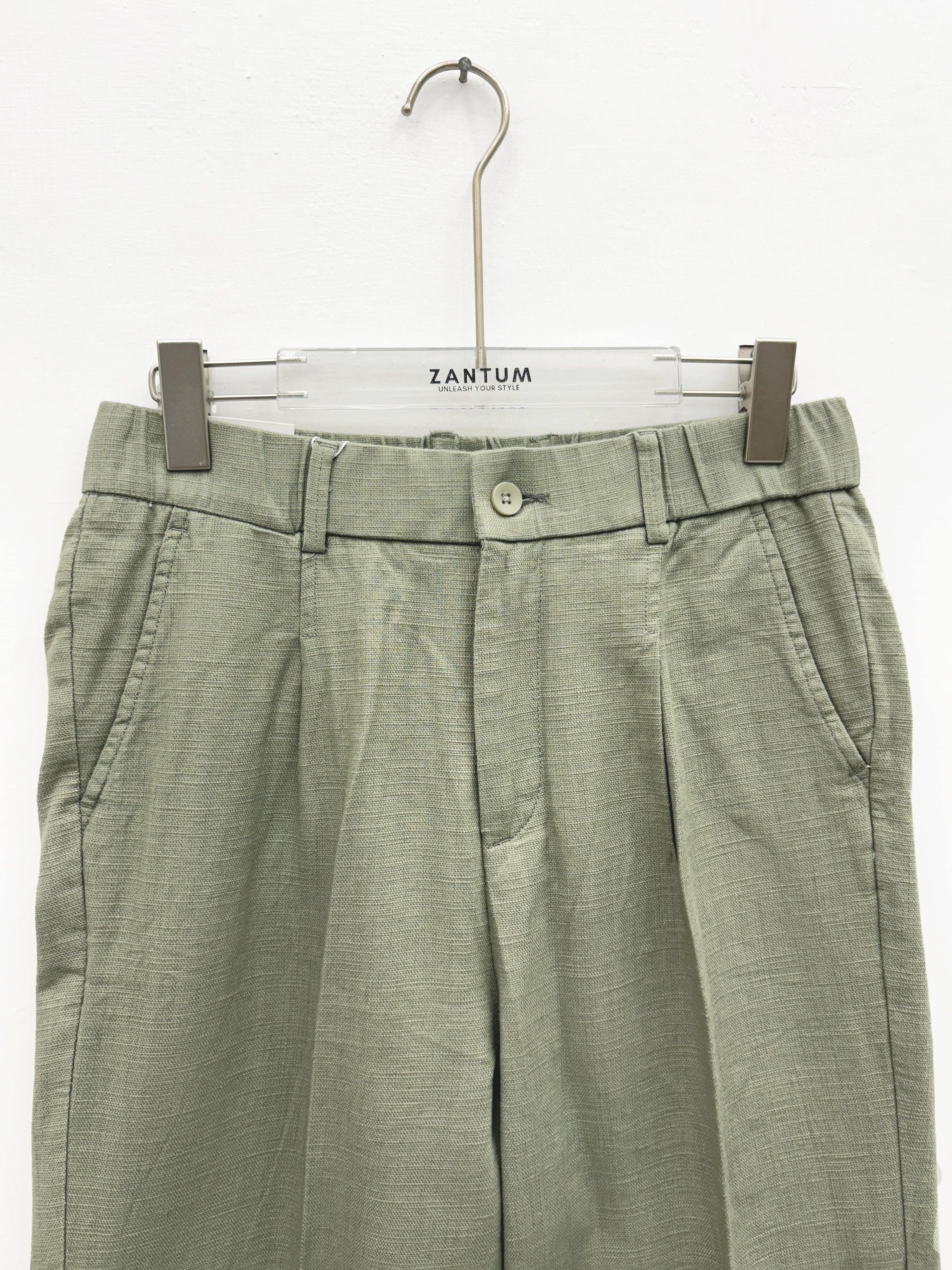 Light Olive Linen Pant
