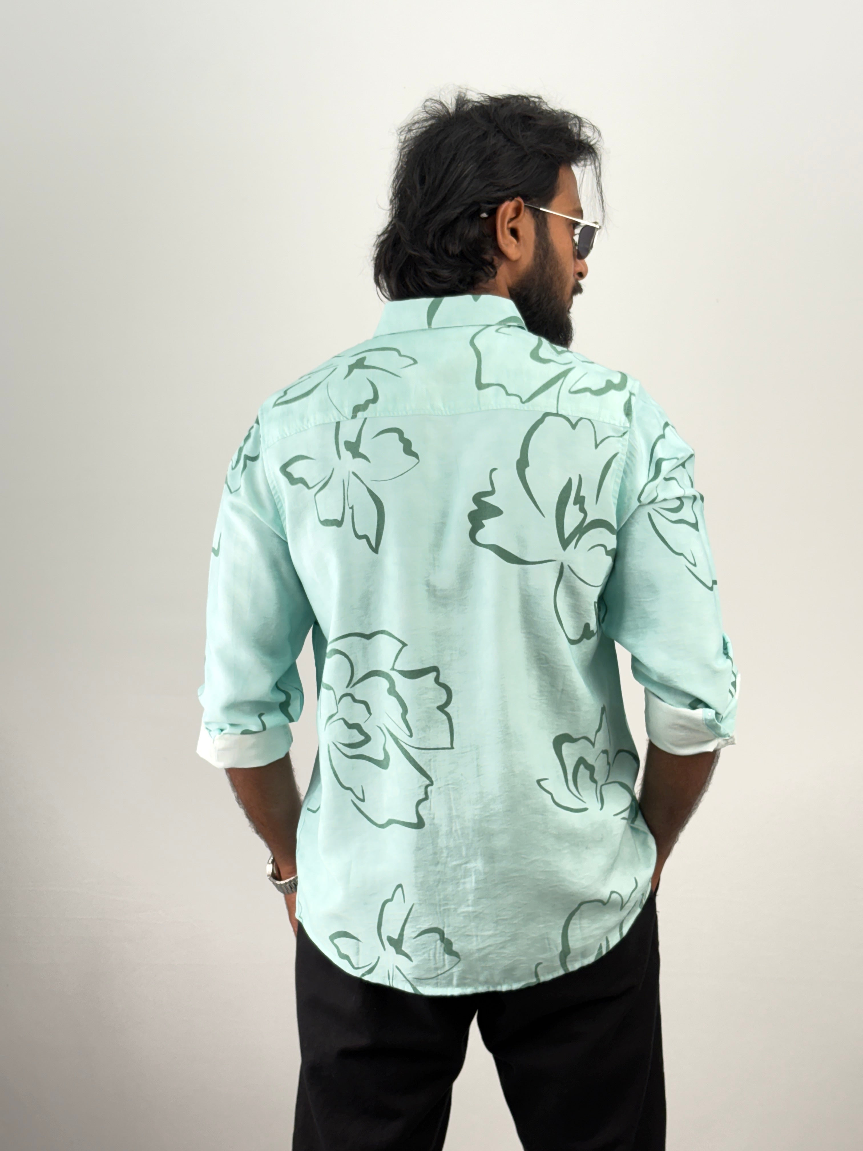 Light Green IMP Printed Shirt