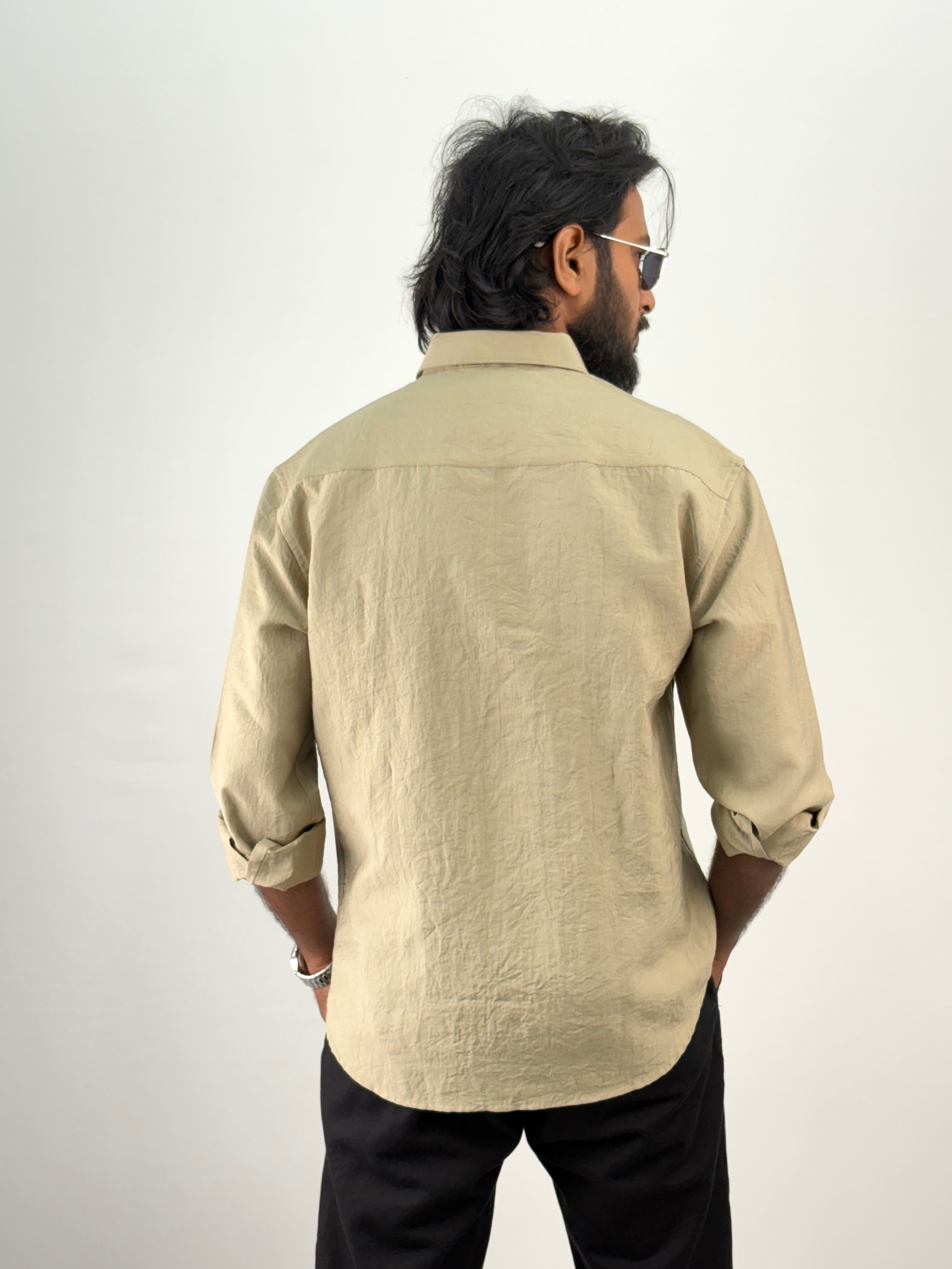 Light Green Embroidery Shirt 11