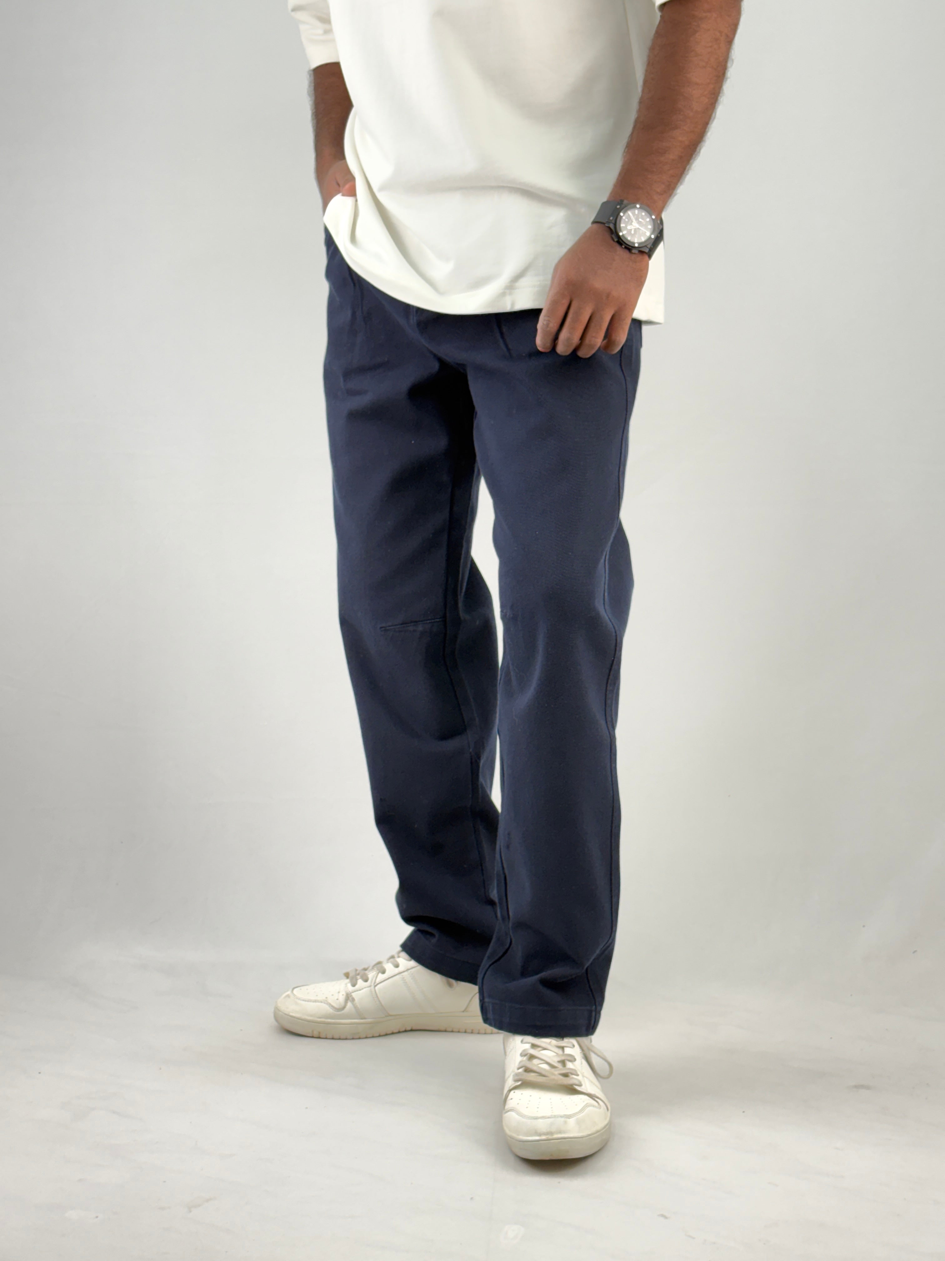 Navy Carrot Fit Jean