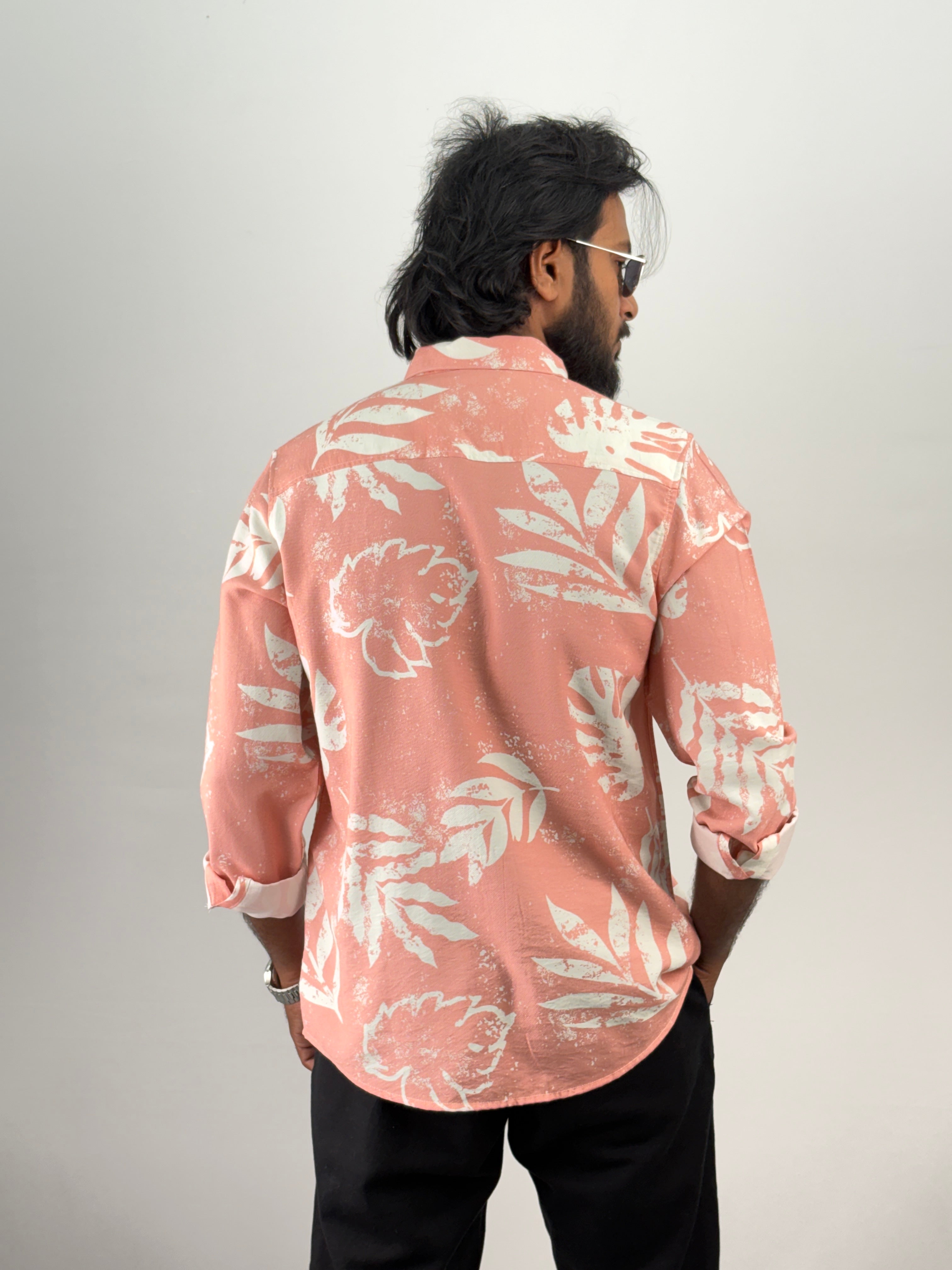 Peach IMP Printed Shirt