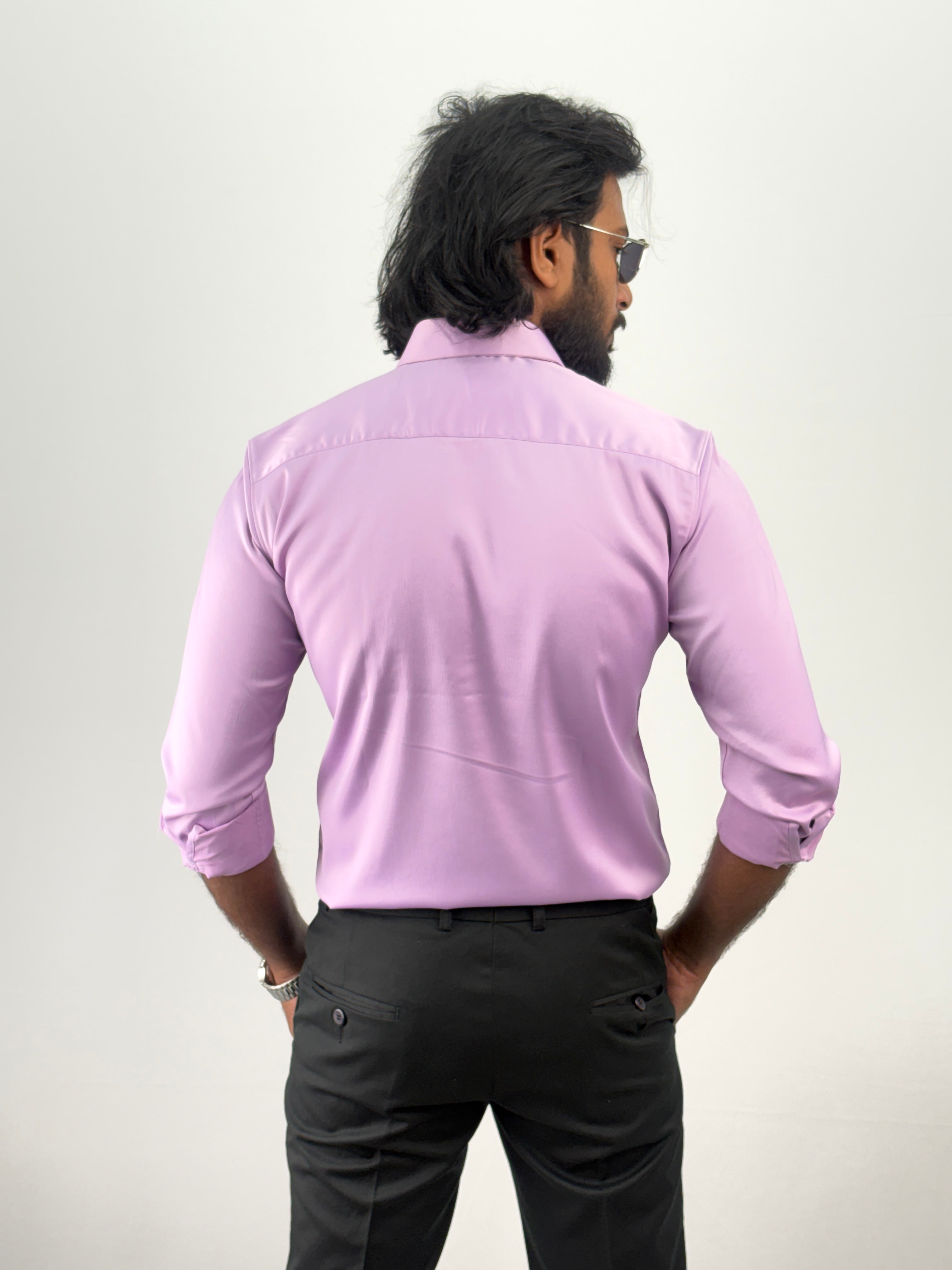 Pink Designer Stone Work Shirt 9