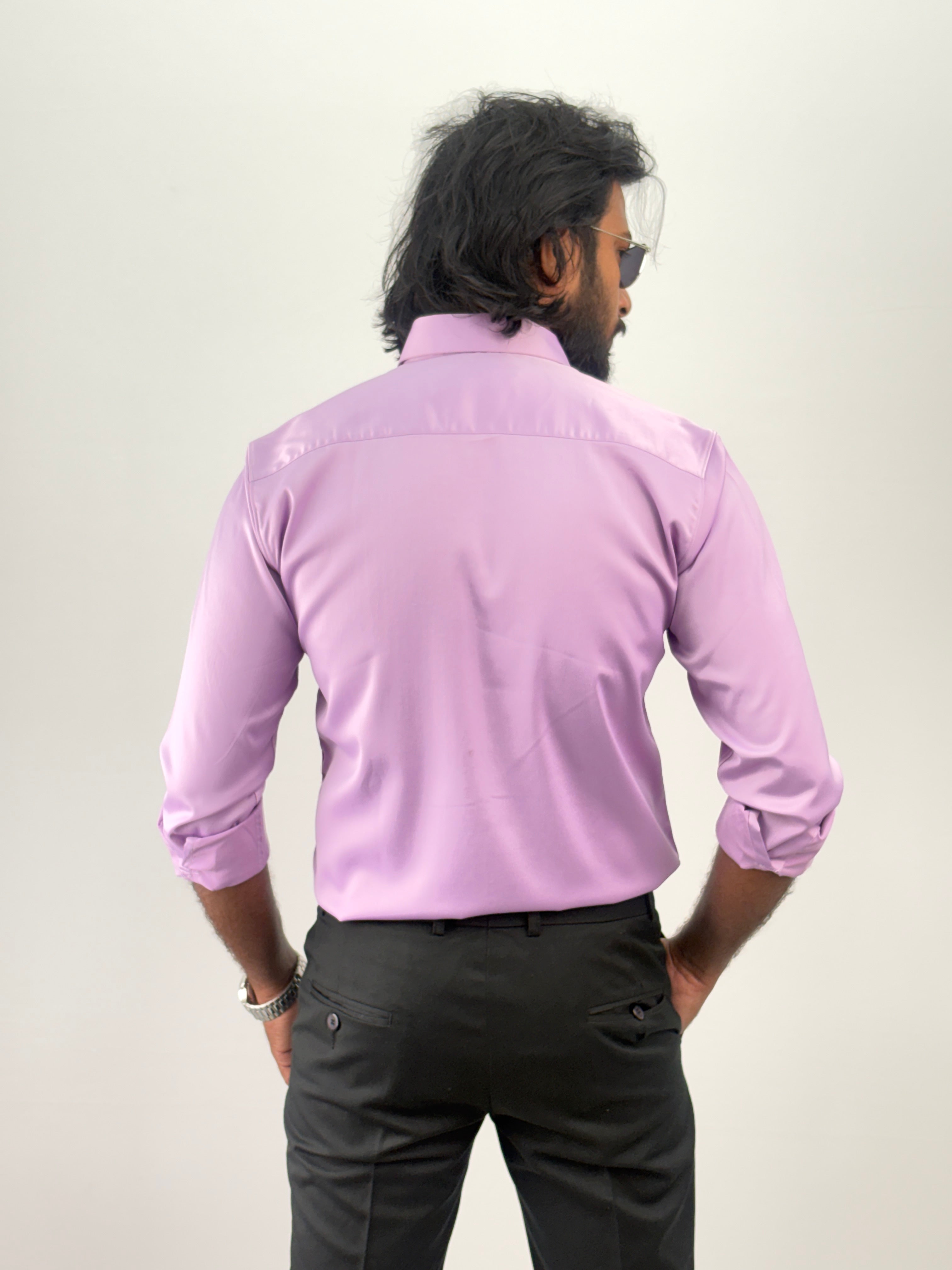 Pink Designer Stone Work Shirt 10