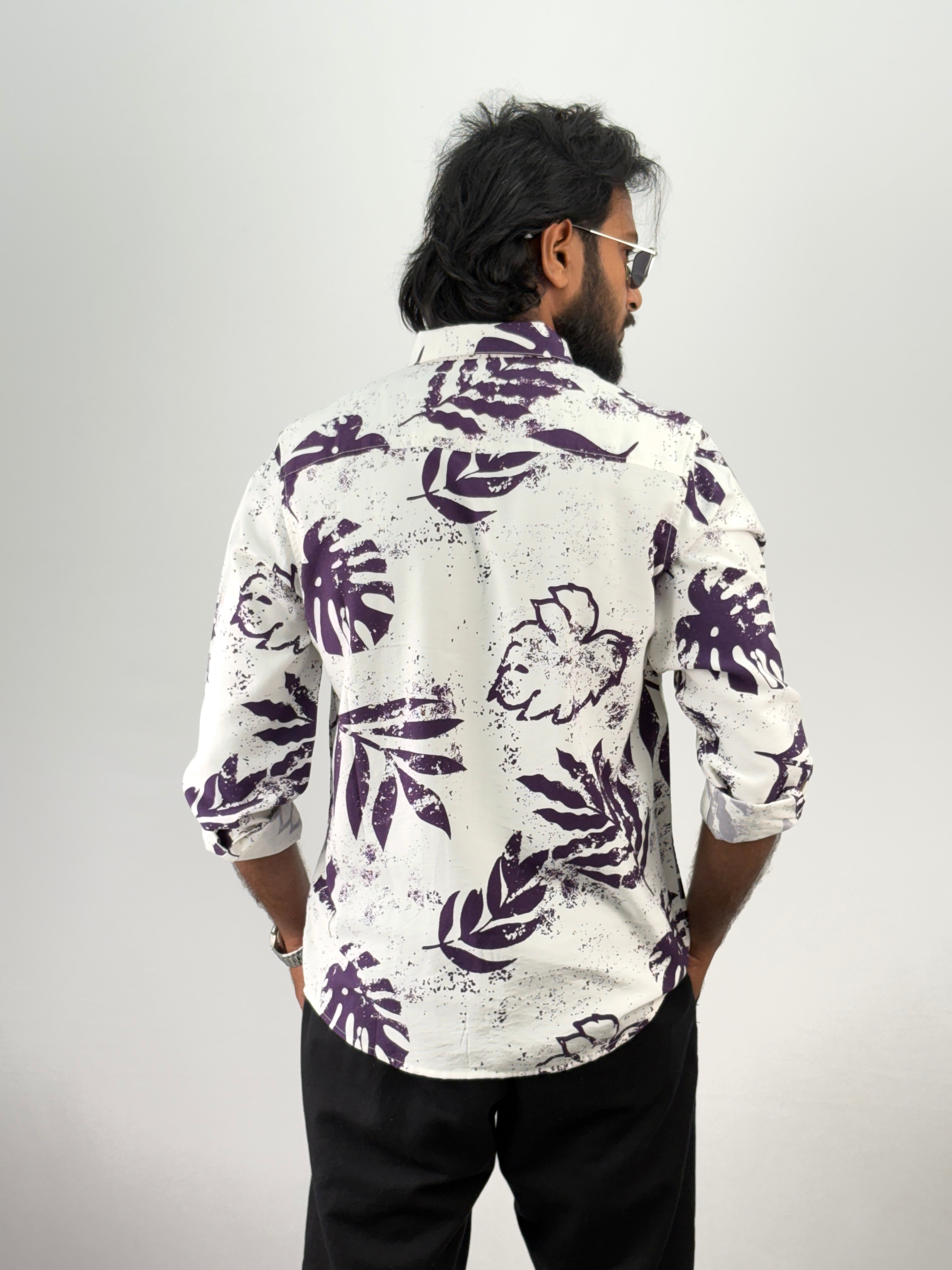 Purple IMP Printed Shirt