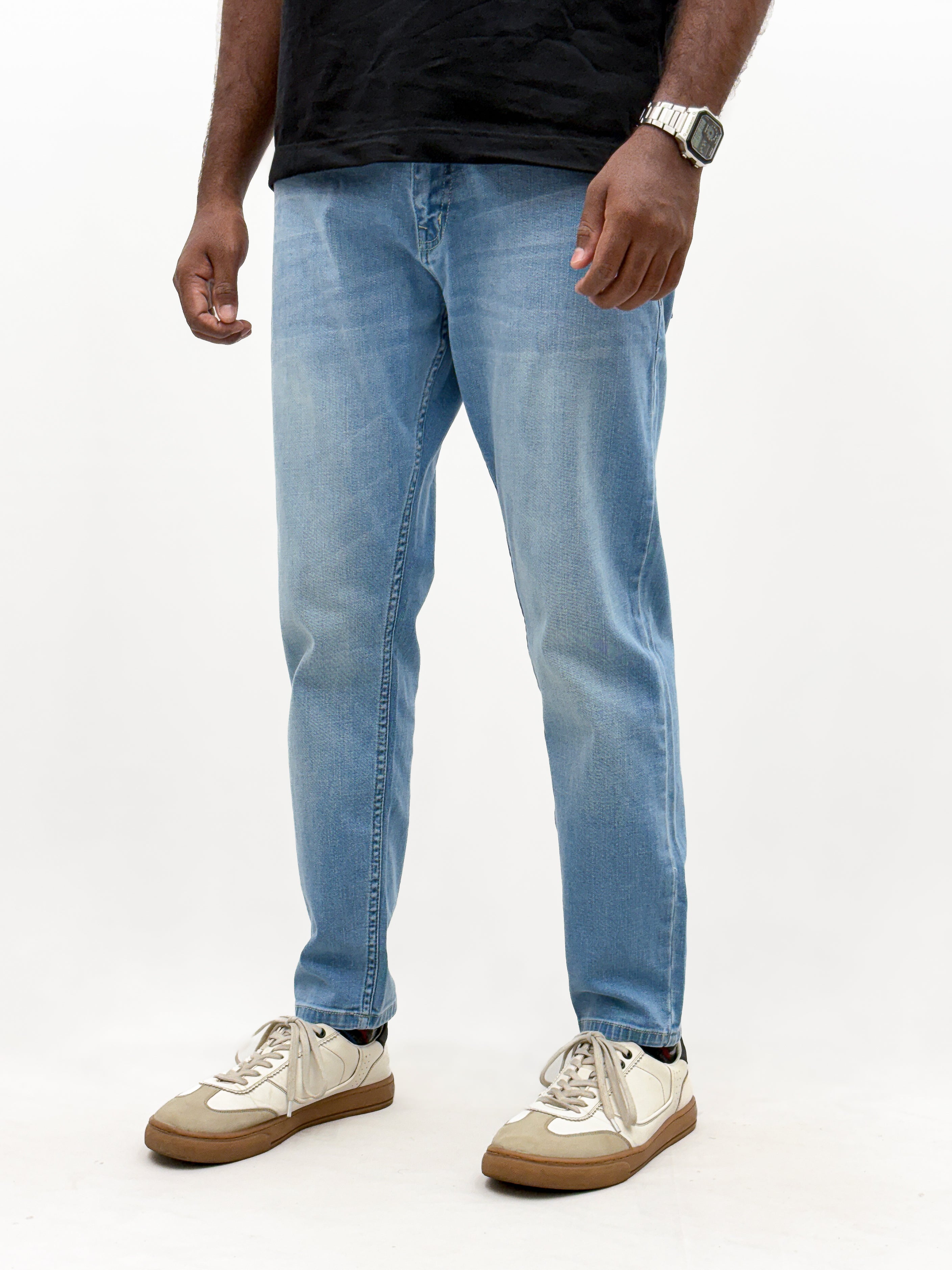 Ice Blue Ankle Fit Jean