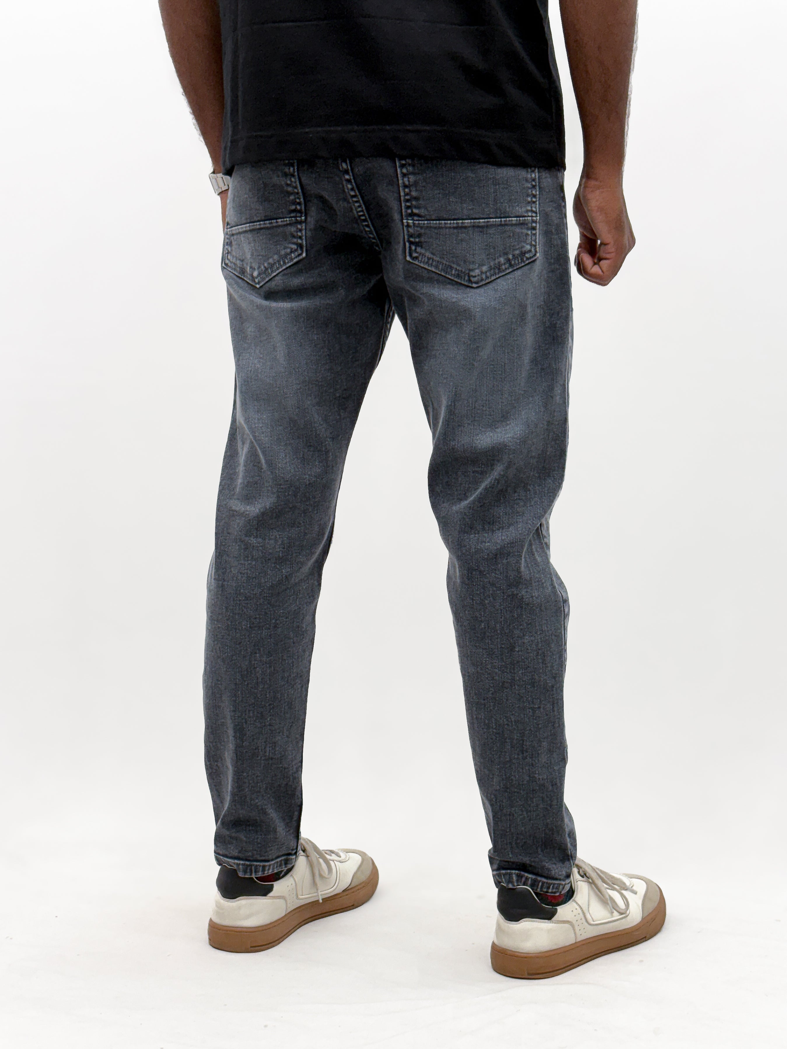 Grey Ankle Fit Jean