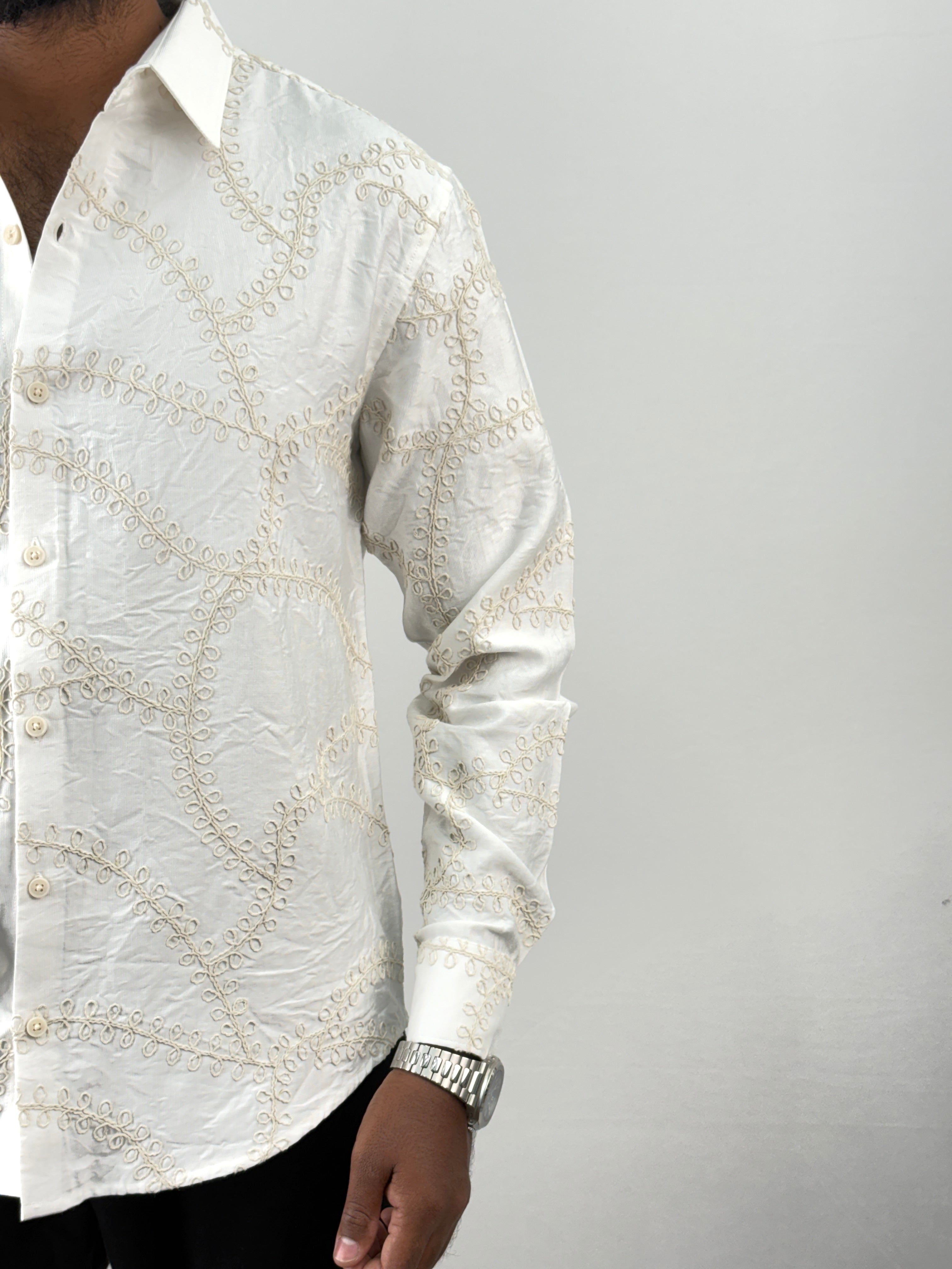 White Embroidery Shirt