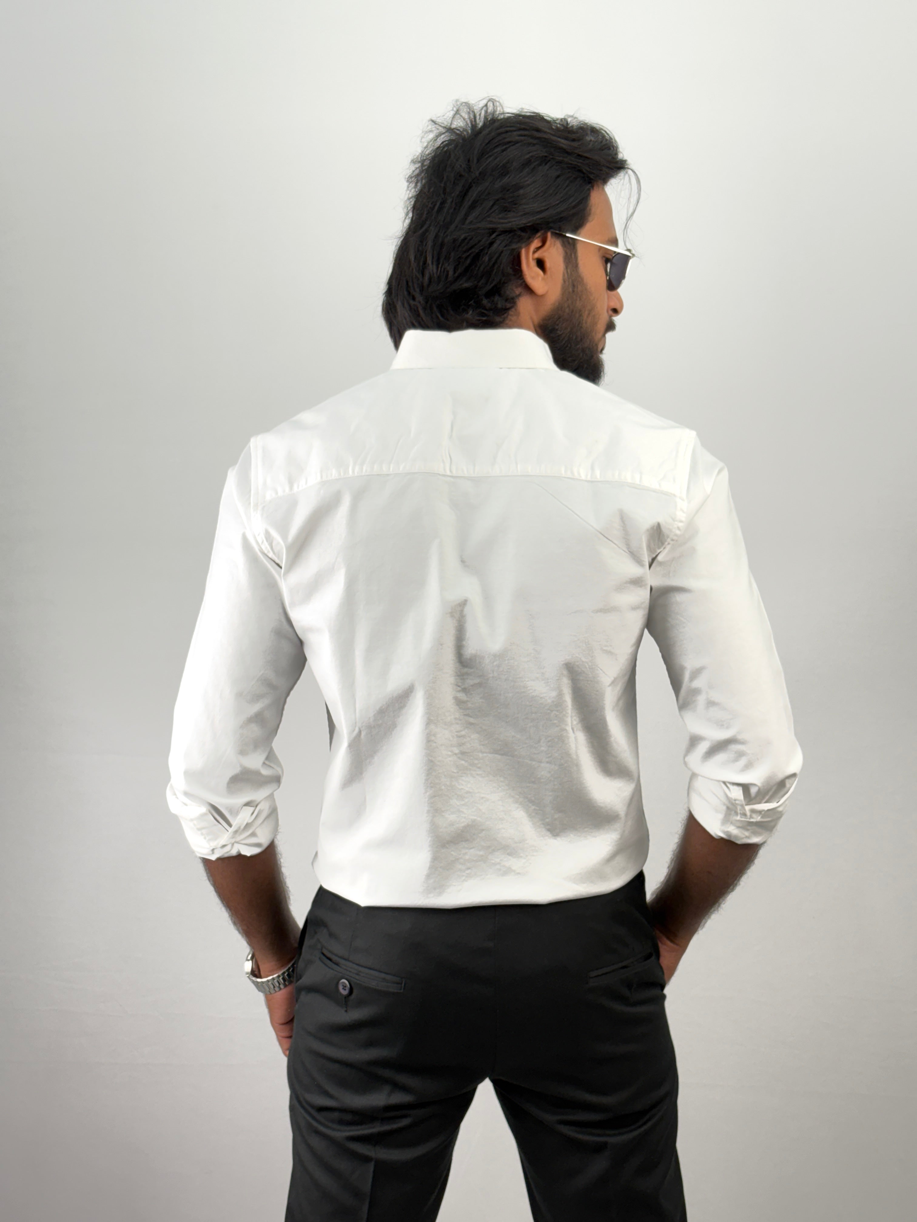 White Plain Oxford Shirt 4