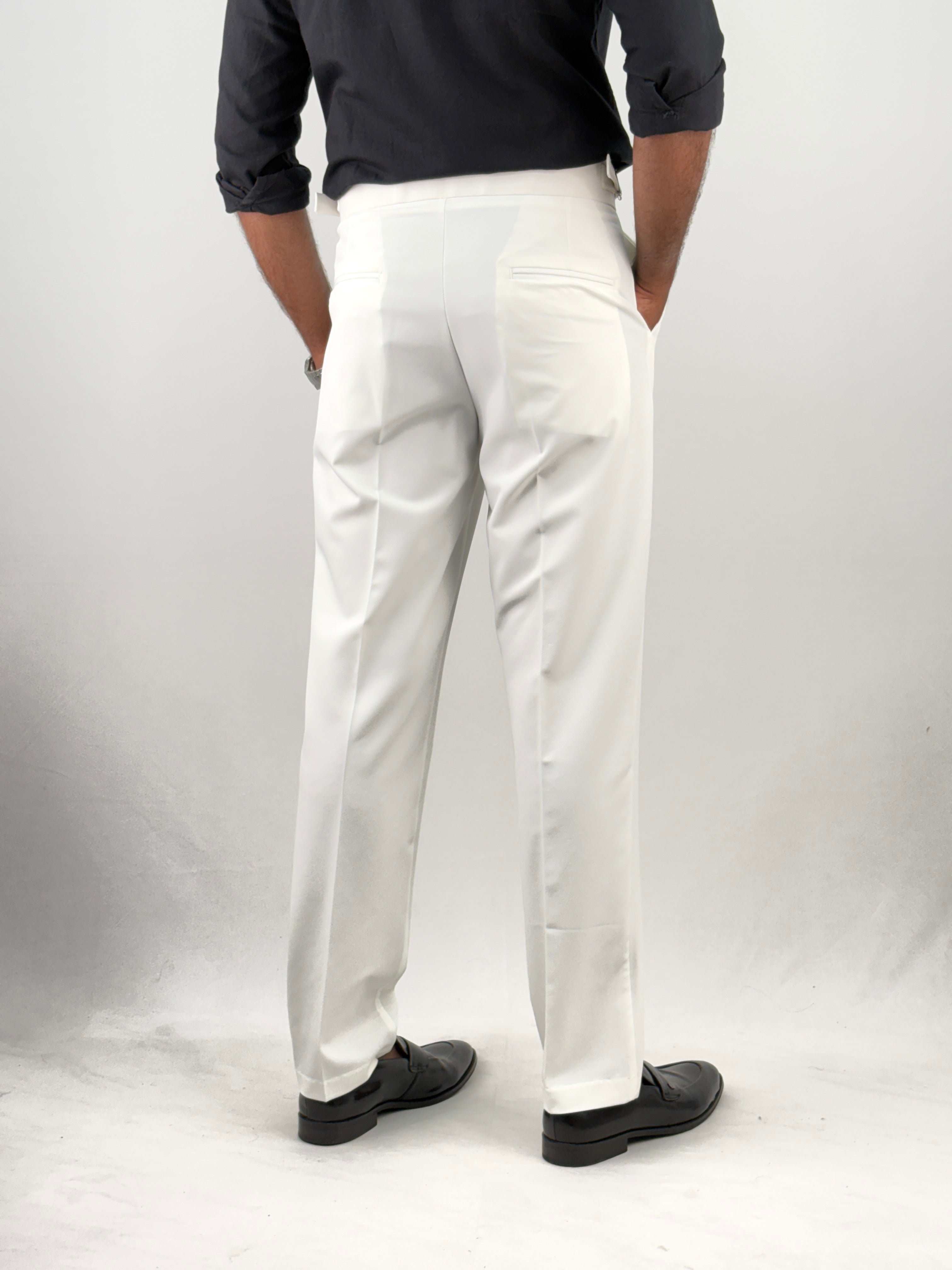 White Gurkha Pant 3
