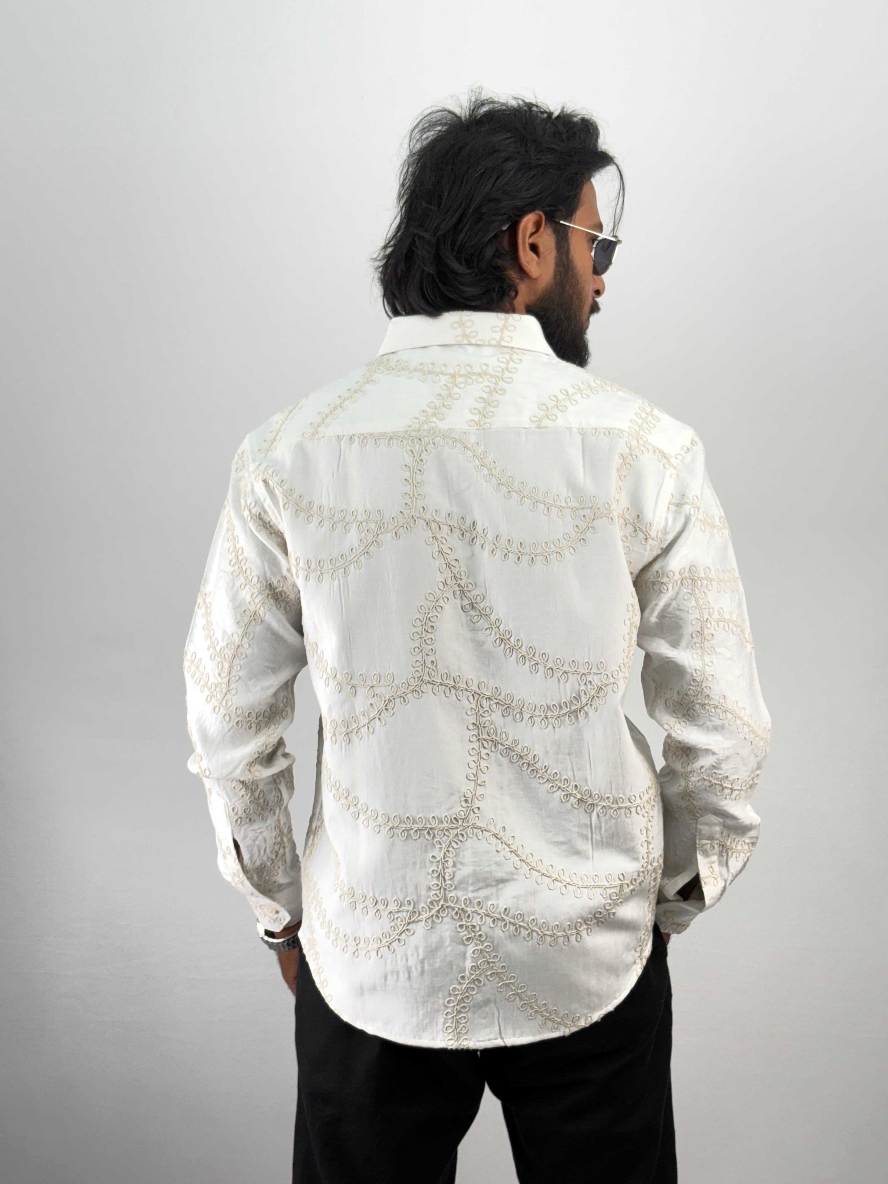 White Embroidery Shirt