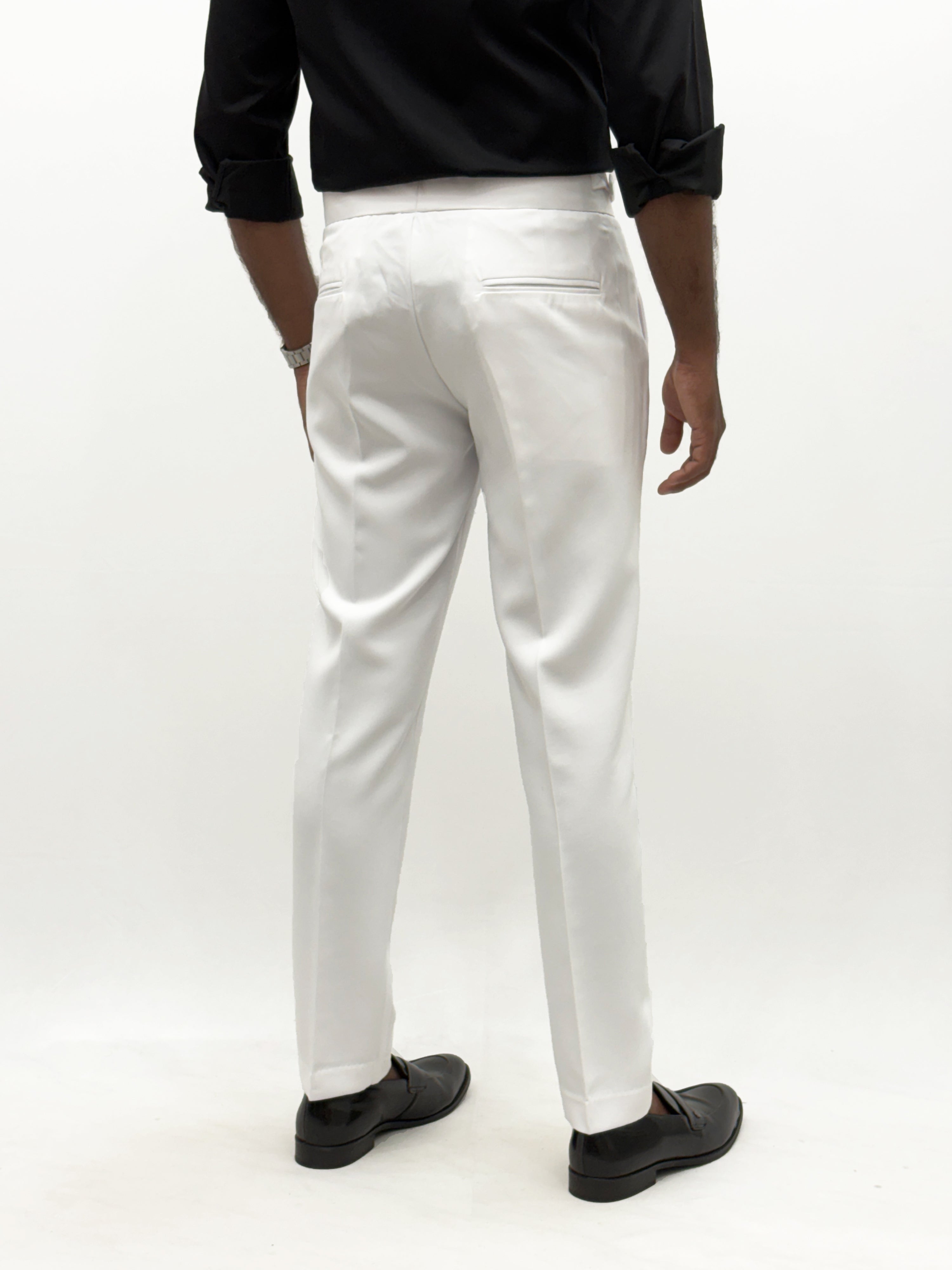 White Gurkha Pant