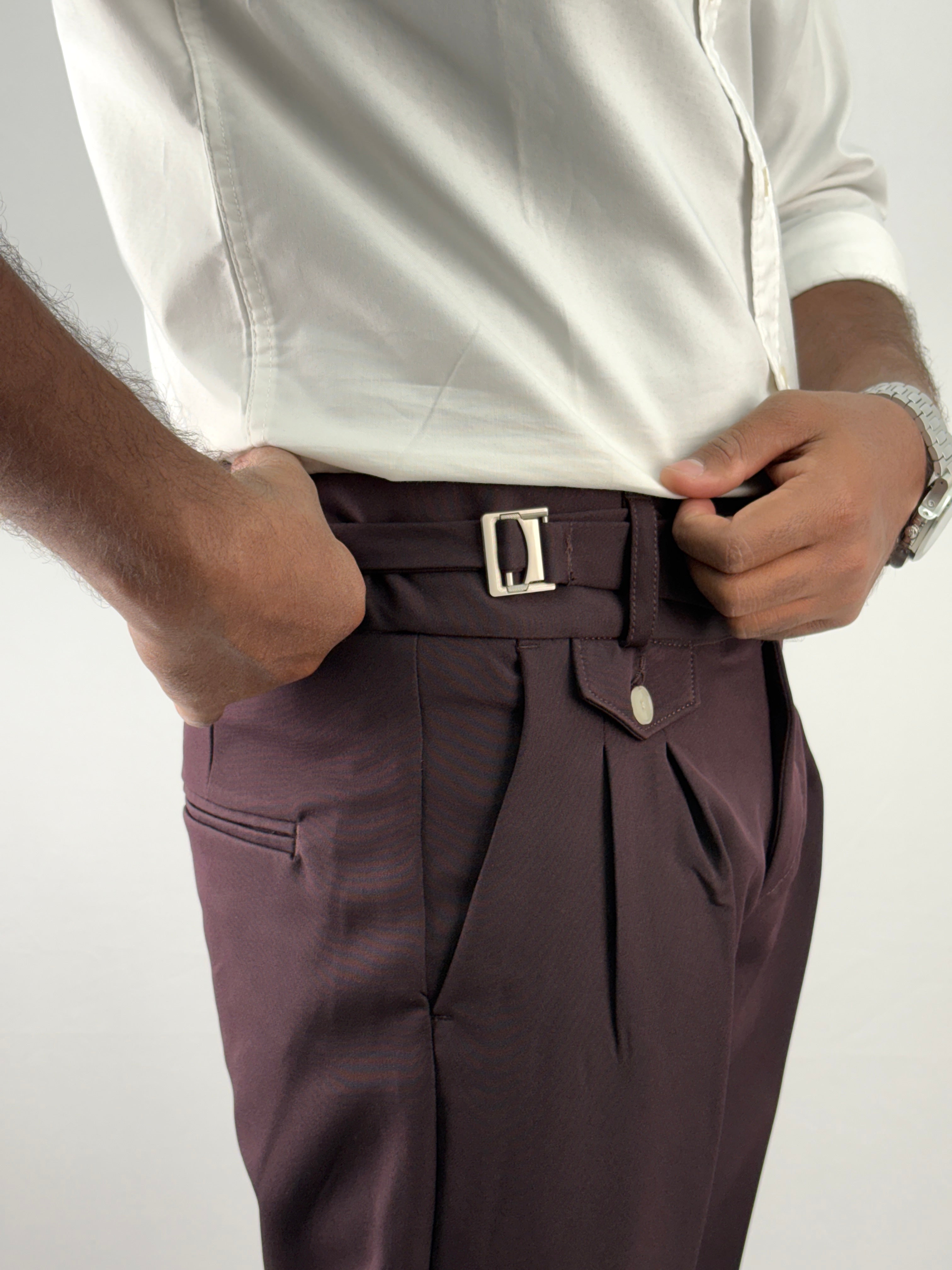 Wine Gurkha Pant 2