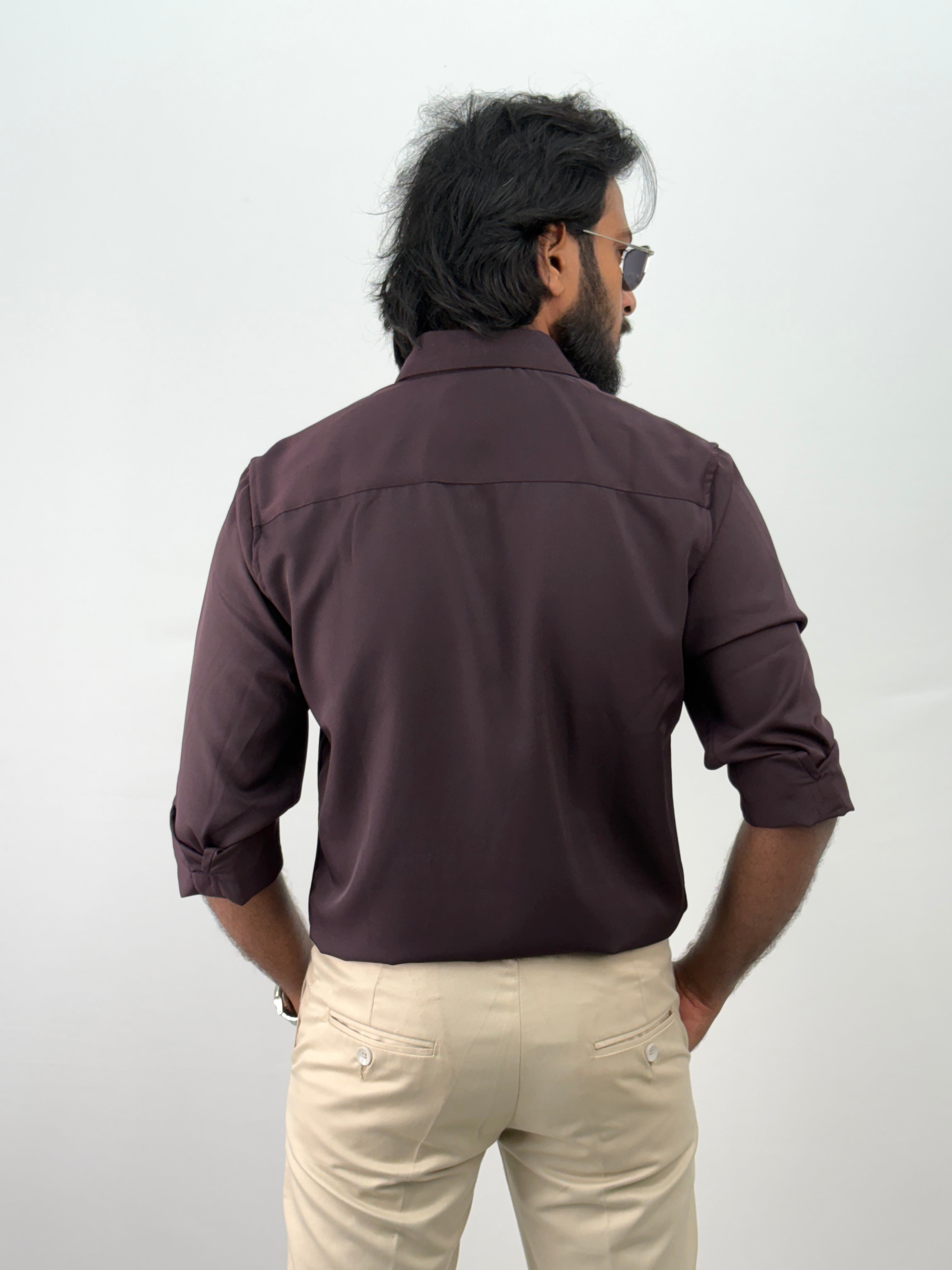 Wine Flock IMP Printed Shirt