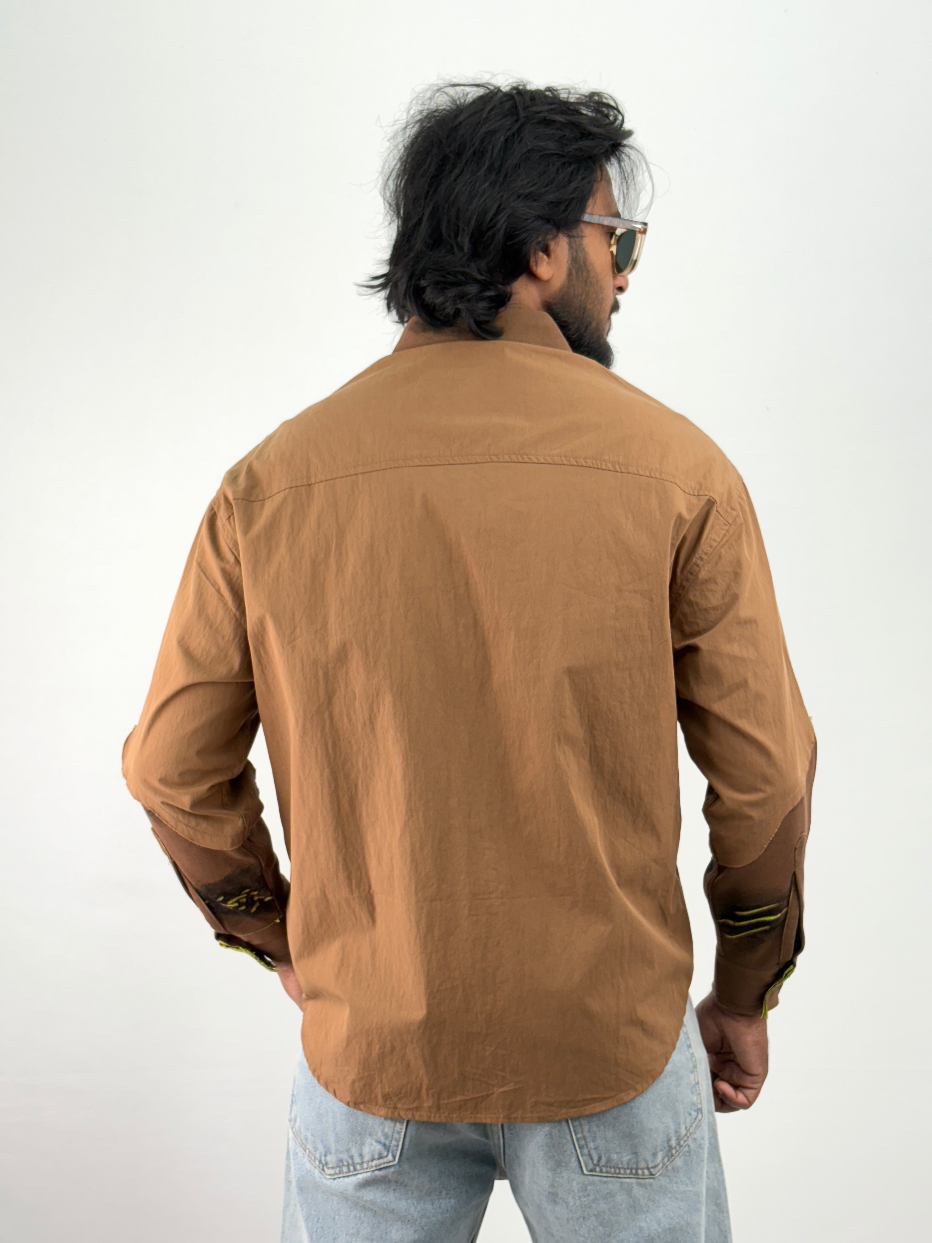 Brown Oversized Shirt