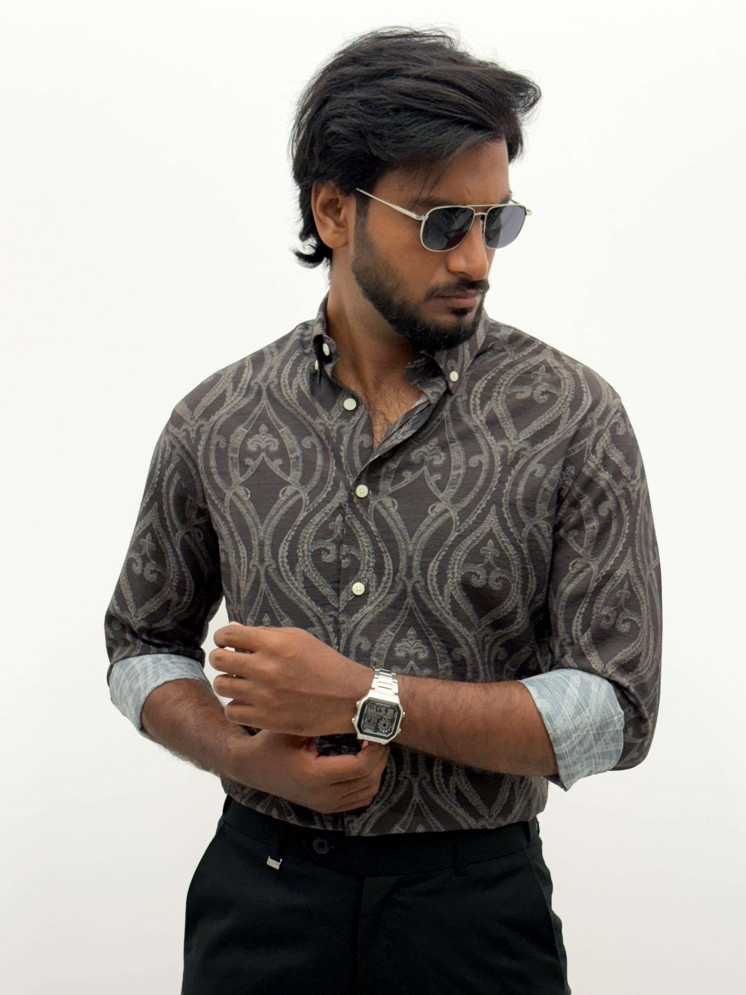 Black IMP Printed Shirt