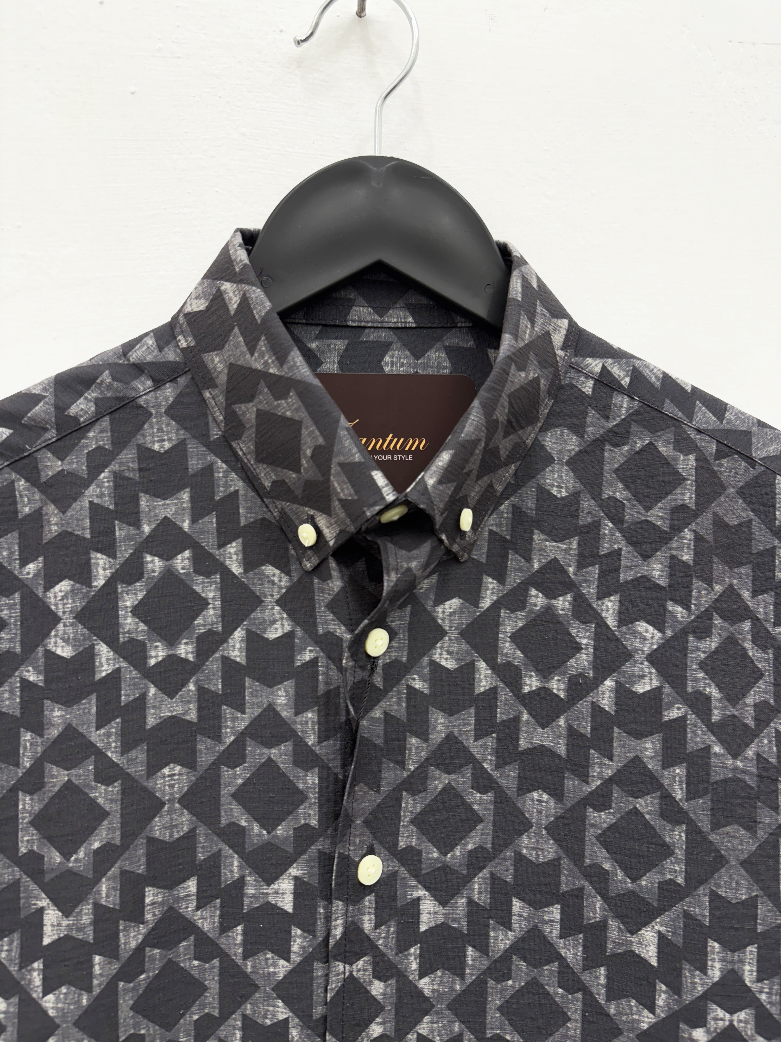Black IMP Abstract Printed Shirt