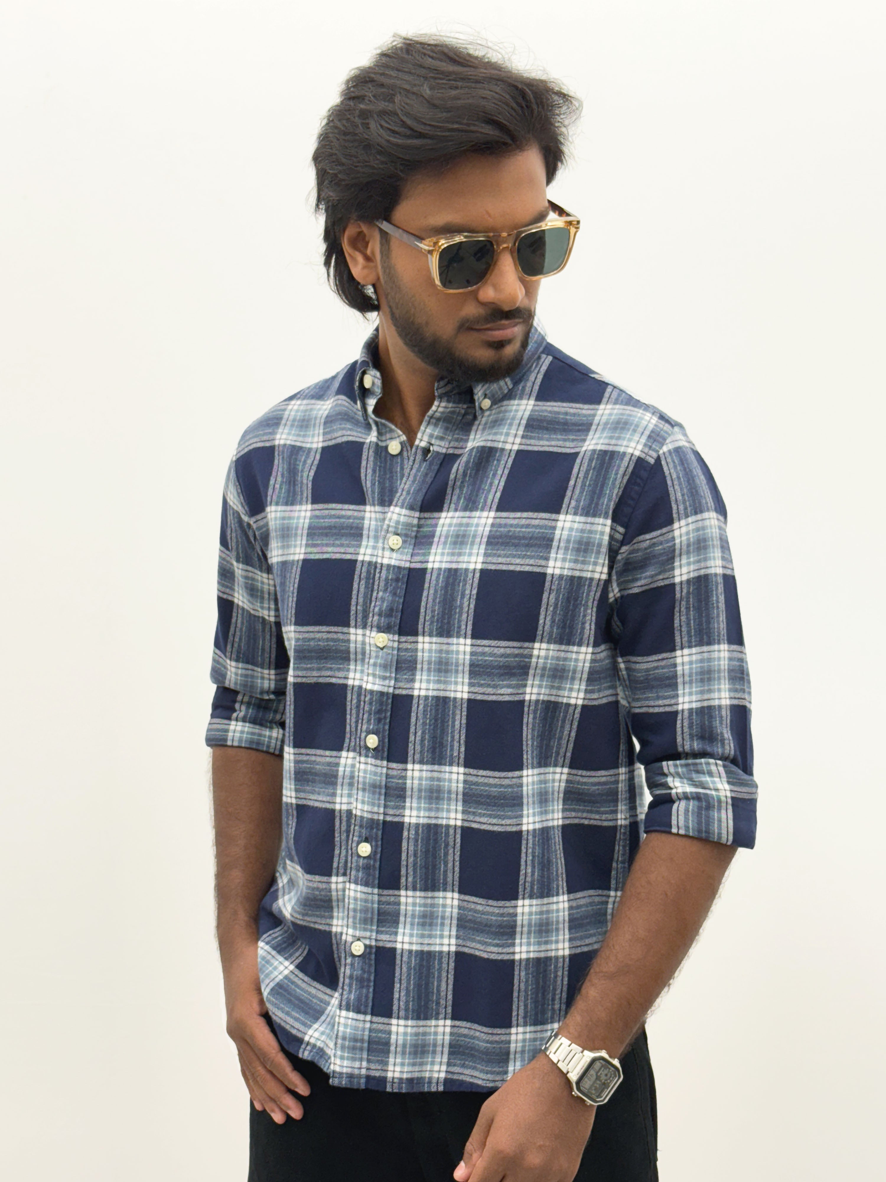 Blue Flannel Shirt