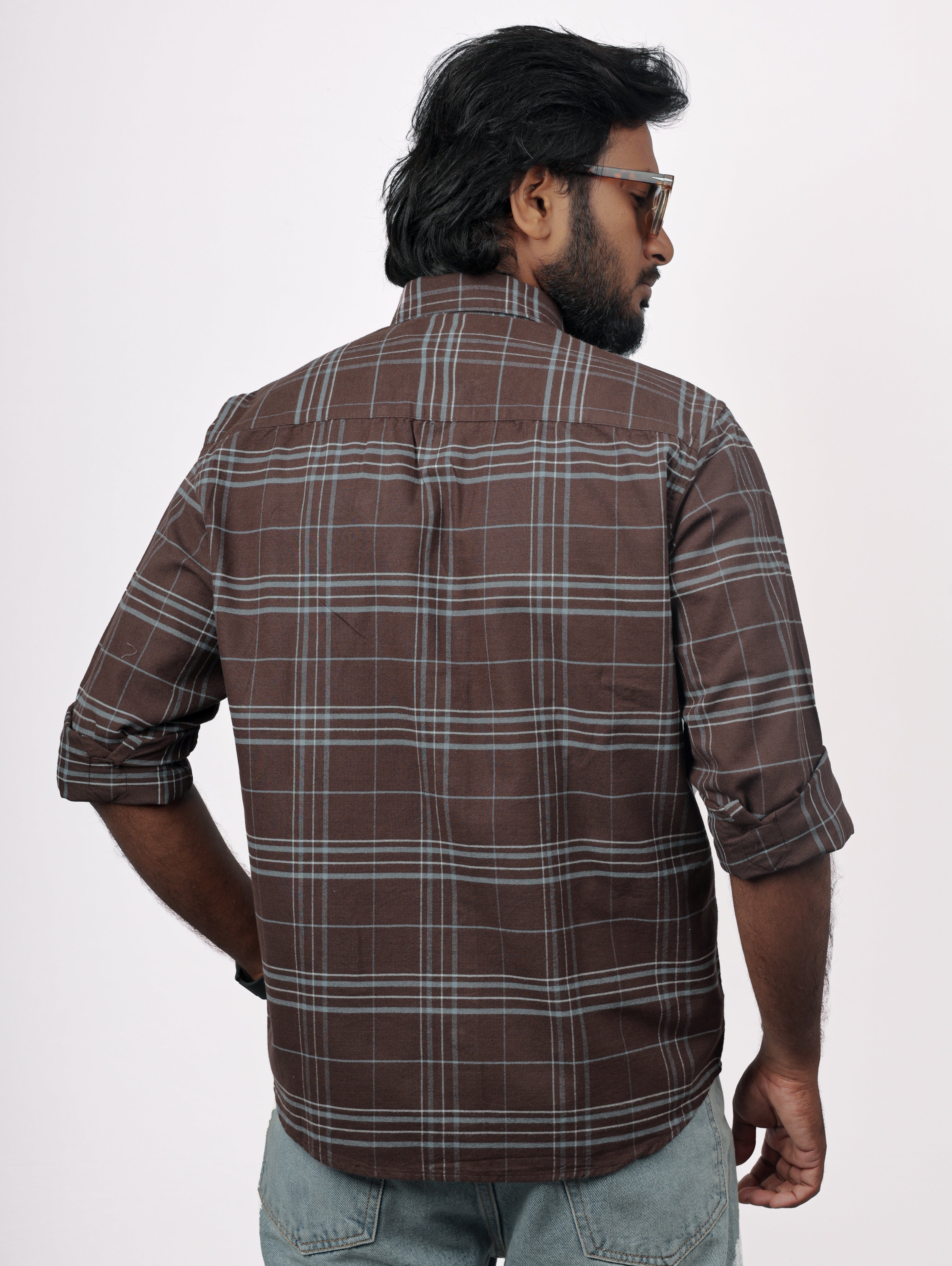 Brown Flannel Shirt