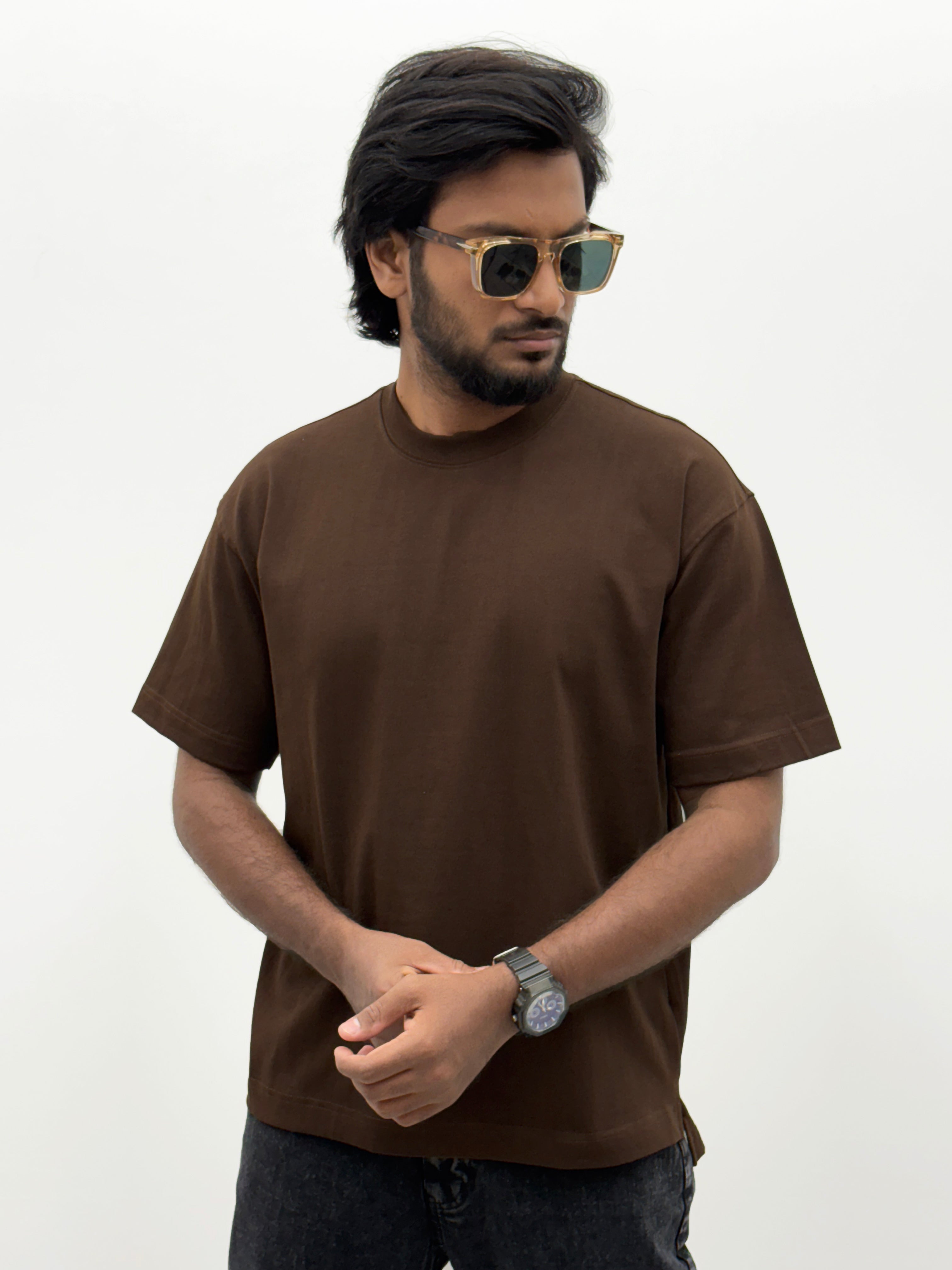 Brown Oversized T-shirt