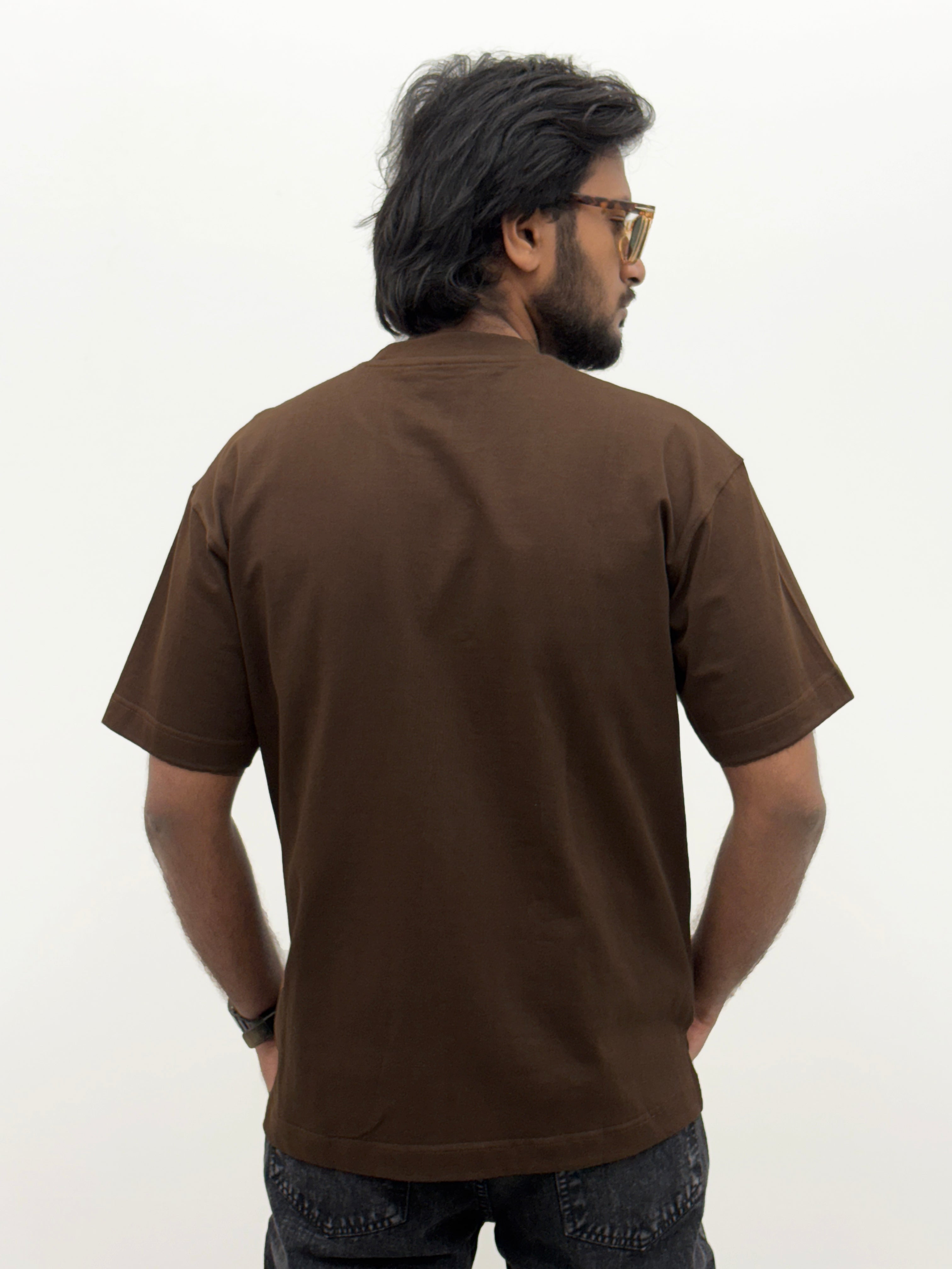 Brown Oversized T-shirt