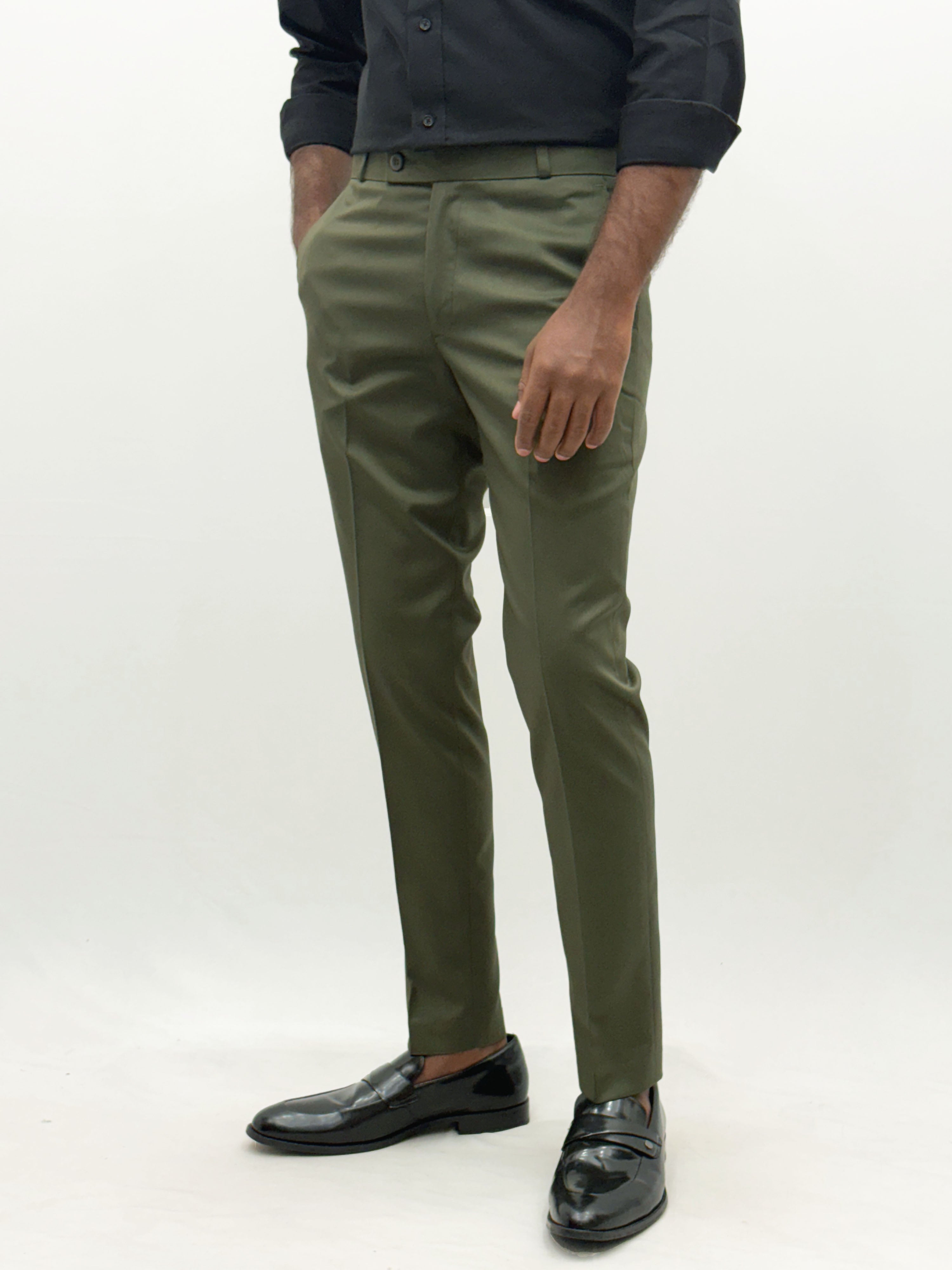 Dark Olive Formal Pant