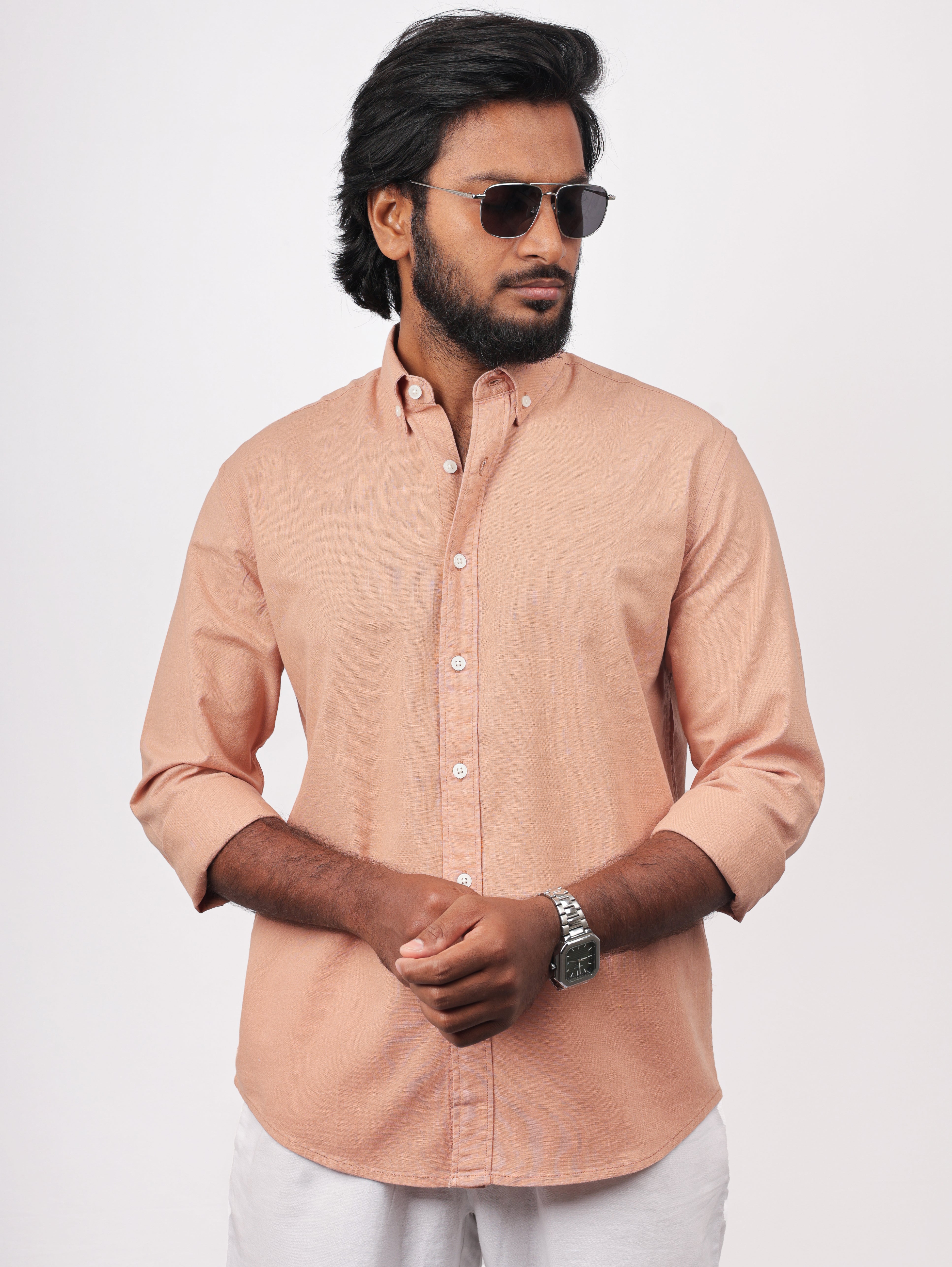 Fawn Linen Shirt