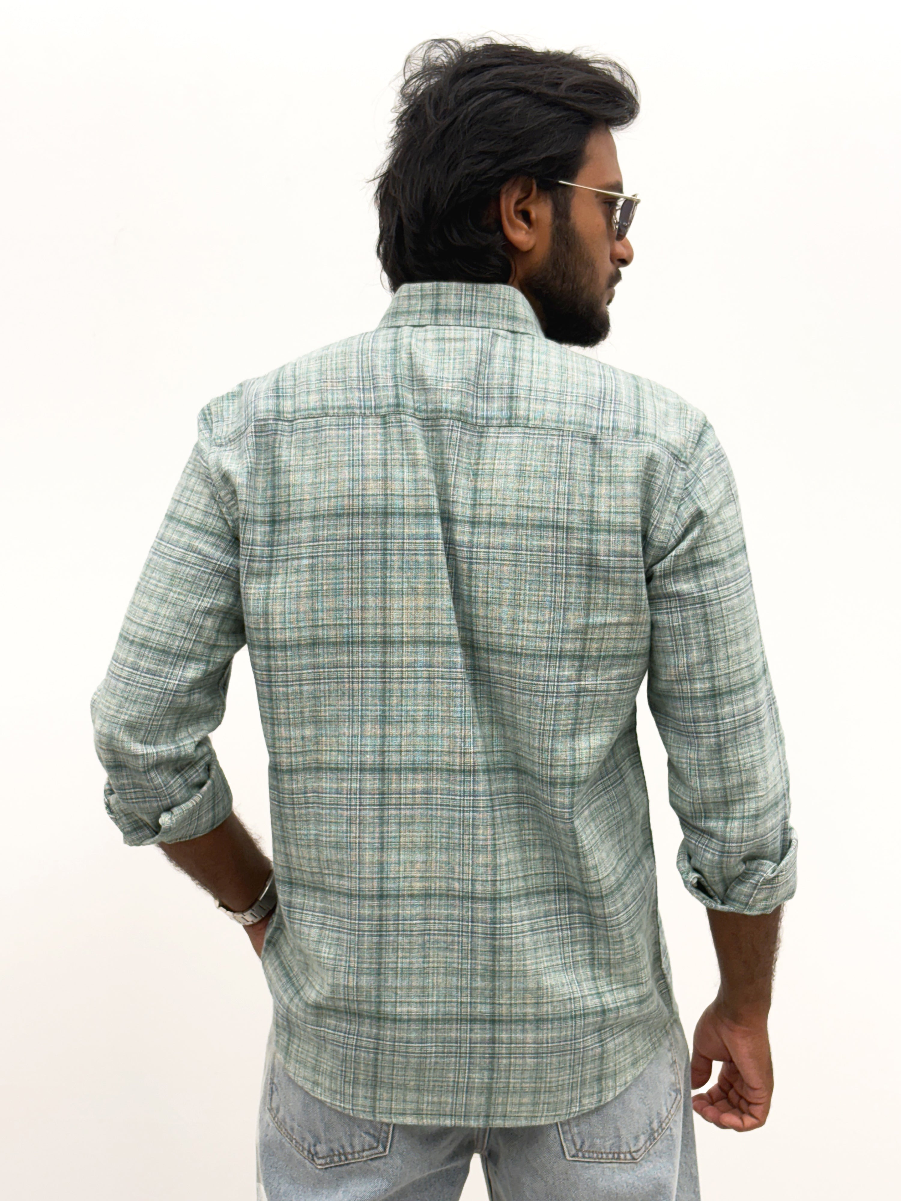 Green Flannel Shirt
